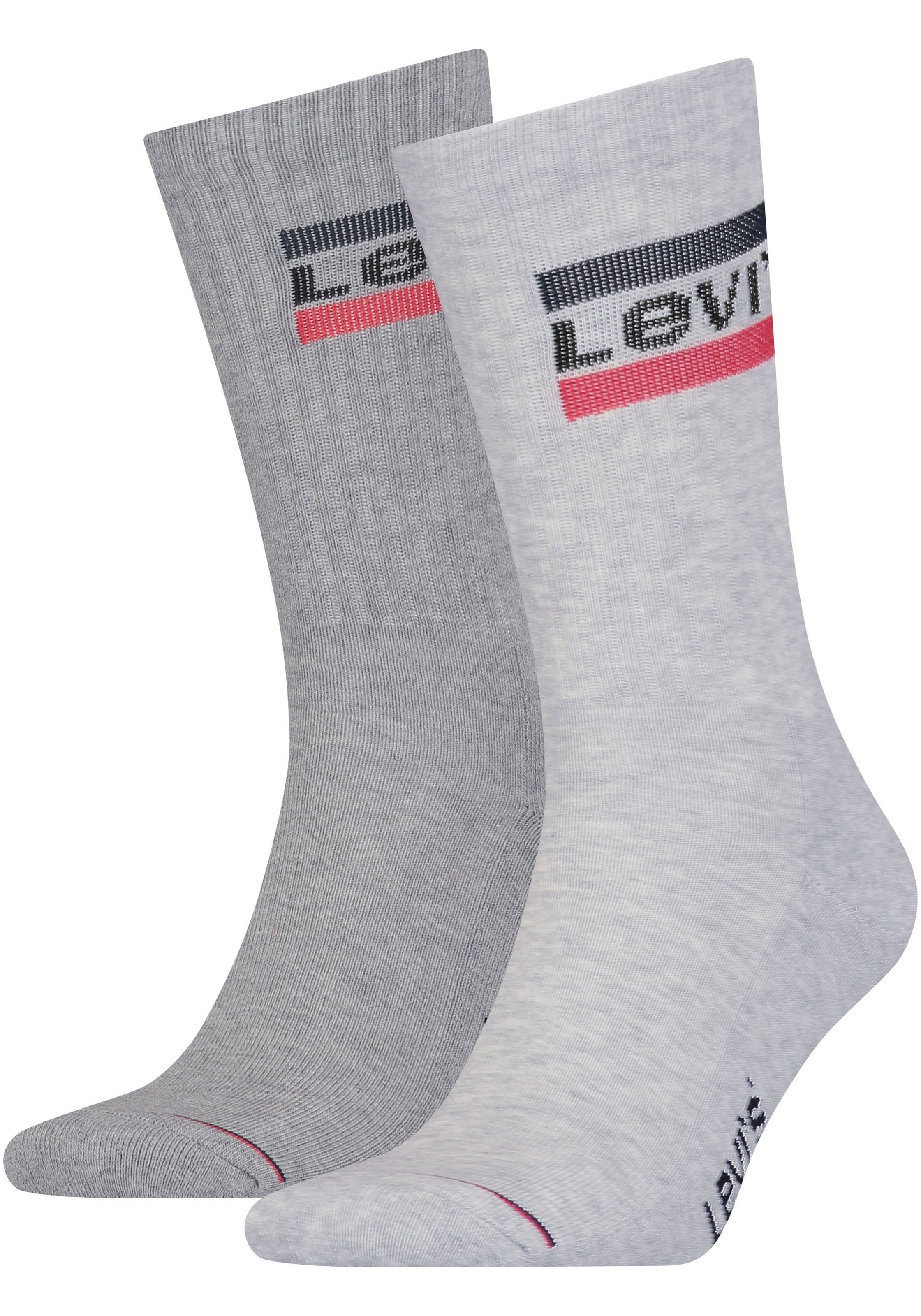 Levis Sportsocken, (Packung, 2 Paar), mit breitem Logobund günstig online kaufen