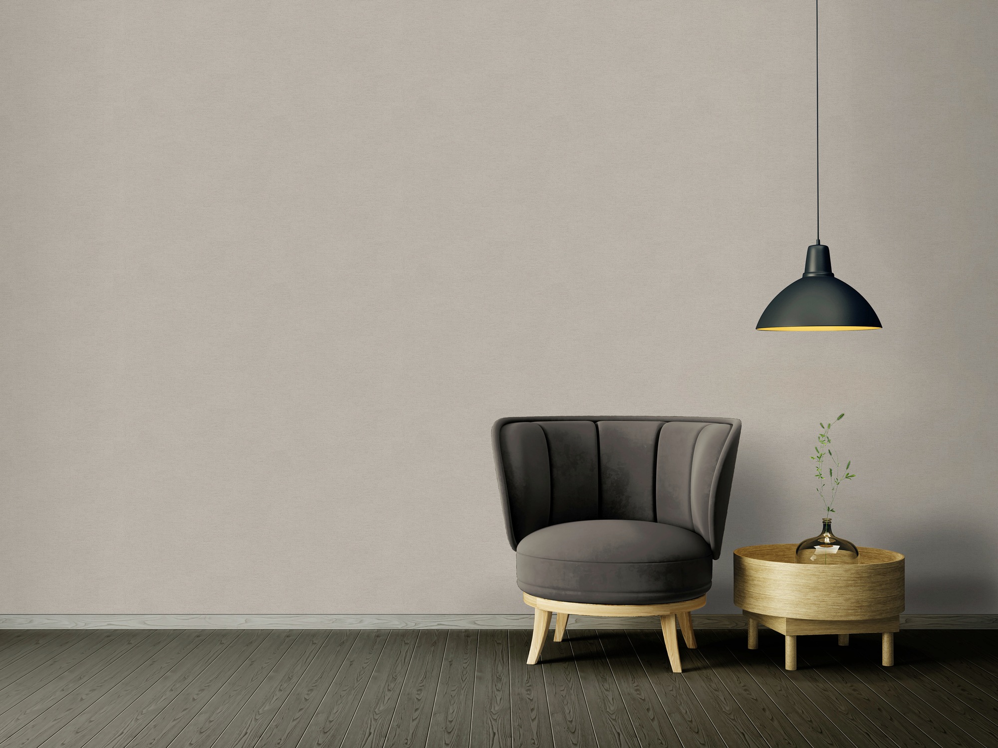A.S. Création Vliestapete »Ethnic Origin Uni«, uni-einfarbig-unifarben, Tapete einfarbig Tapeten Wohnzimmer Schlafzimmer Küche modern Design