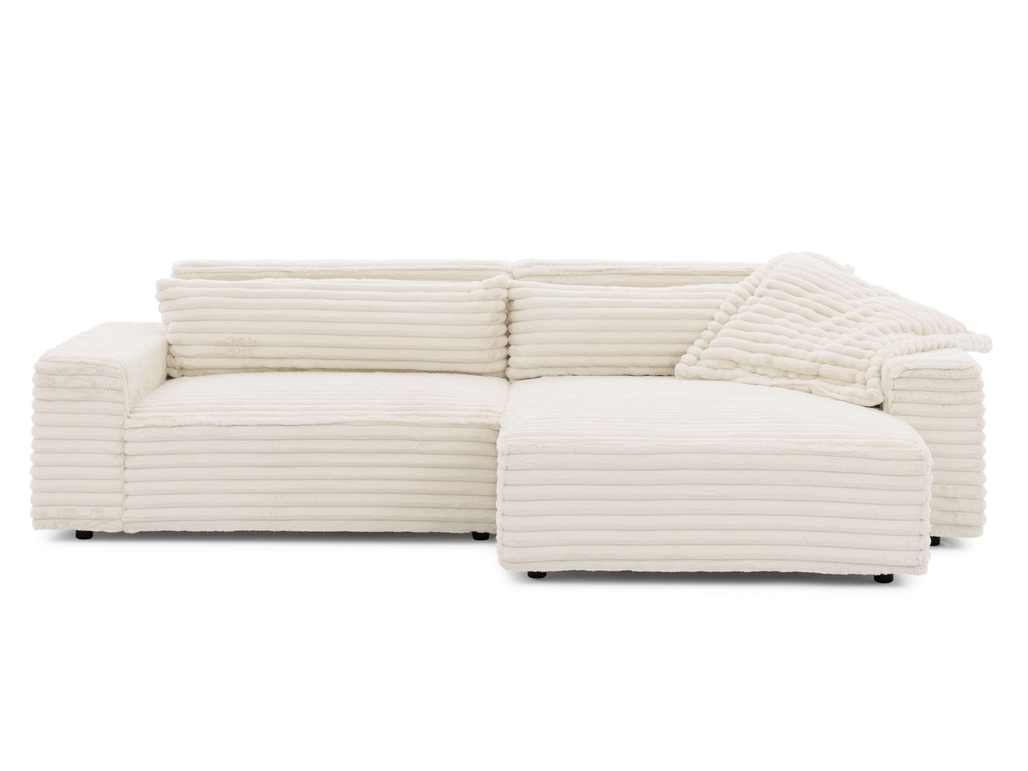OTTO home Ecksofa "KINLEE Design-Sofa mit Recamiere rechts/links, Maße B/T/ günstig online kaufen