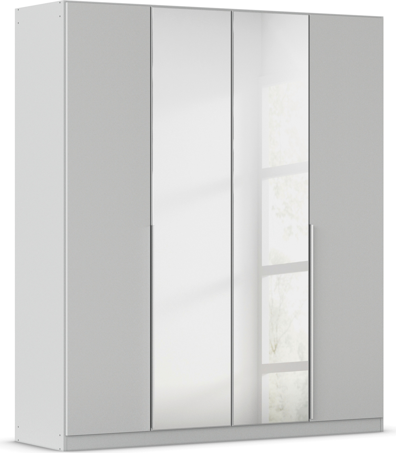 OTTO home Drehtürenschrank "Kleiderschrank Schrank Garderobe AGORDO mit Dekor- oder Hochglanzfront" in zwei Griff-Farben, Breiten 91-405 cm, durchdachte Innenausstattung, in 8 Breiten und 2 Höhen MADE IN GERMANY