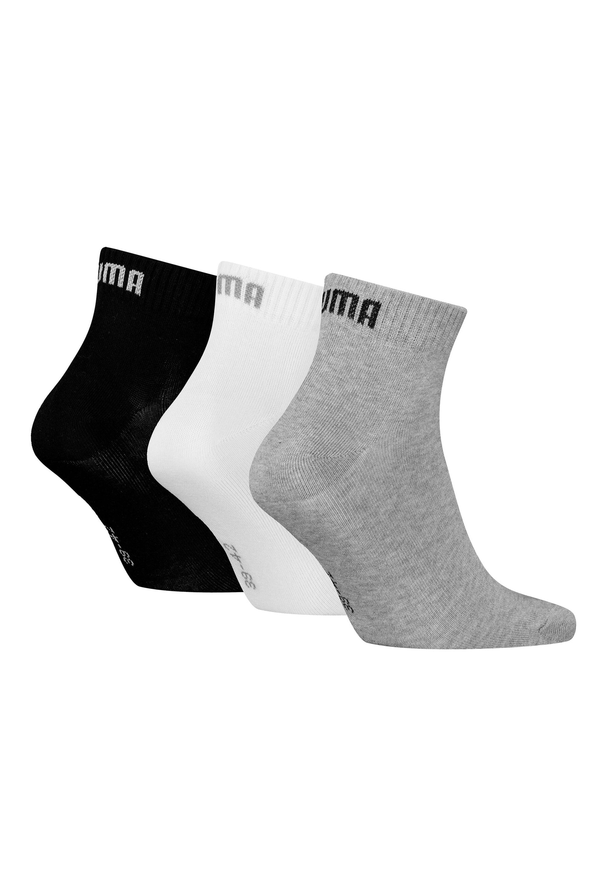PUMA Kurzsocken »Socken Quarter Plain 3P 3er Pack«