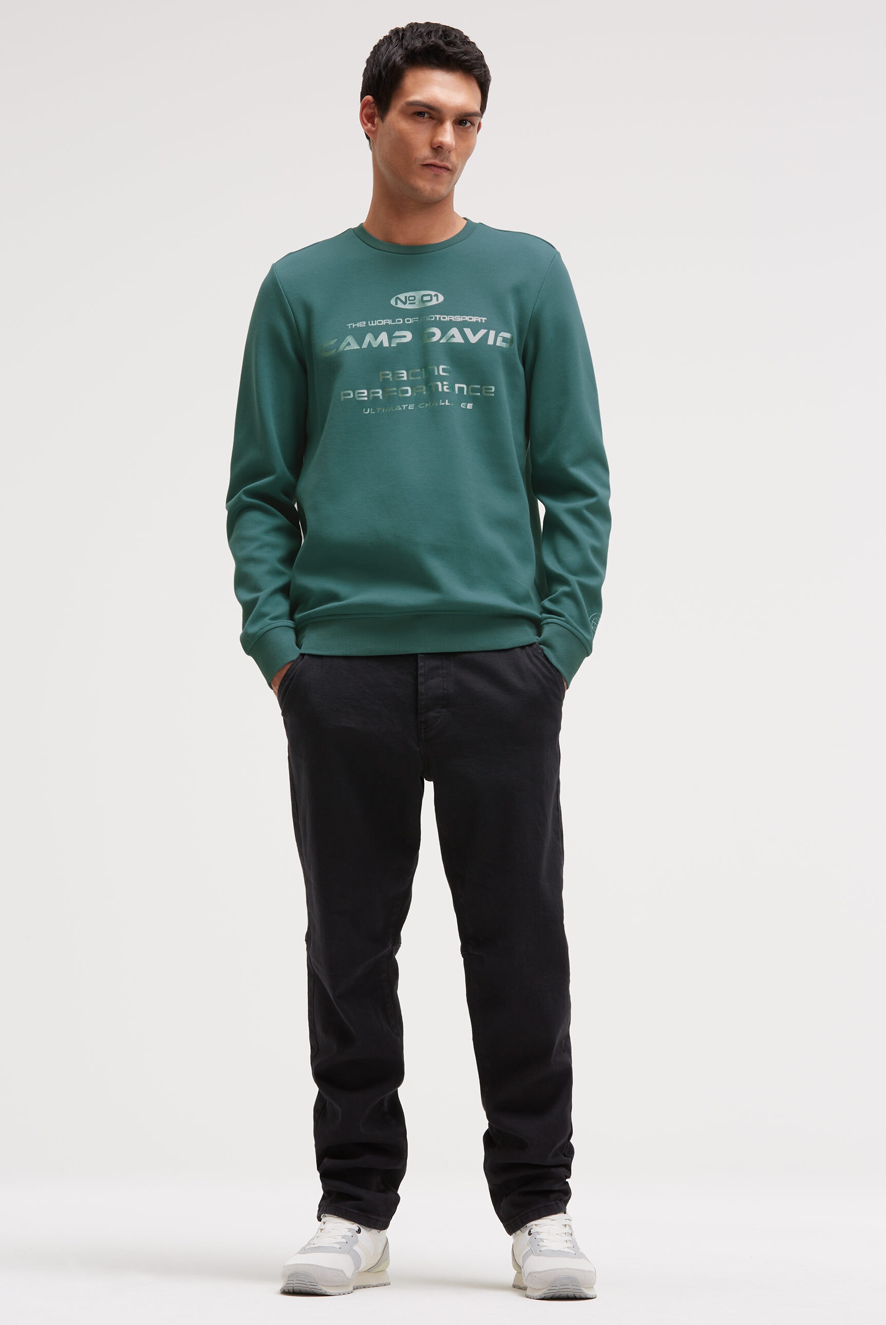 Camp David Sweater Petrol Green Size XL 2