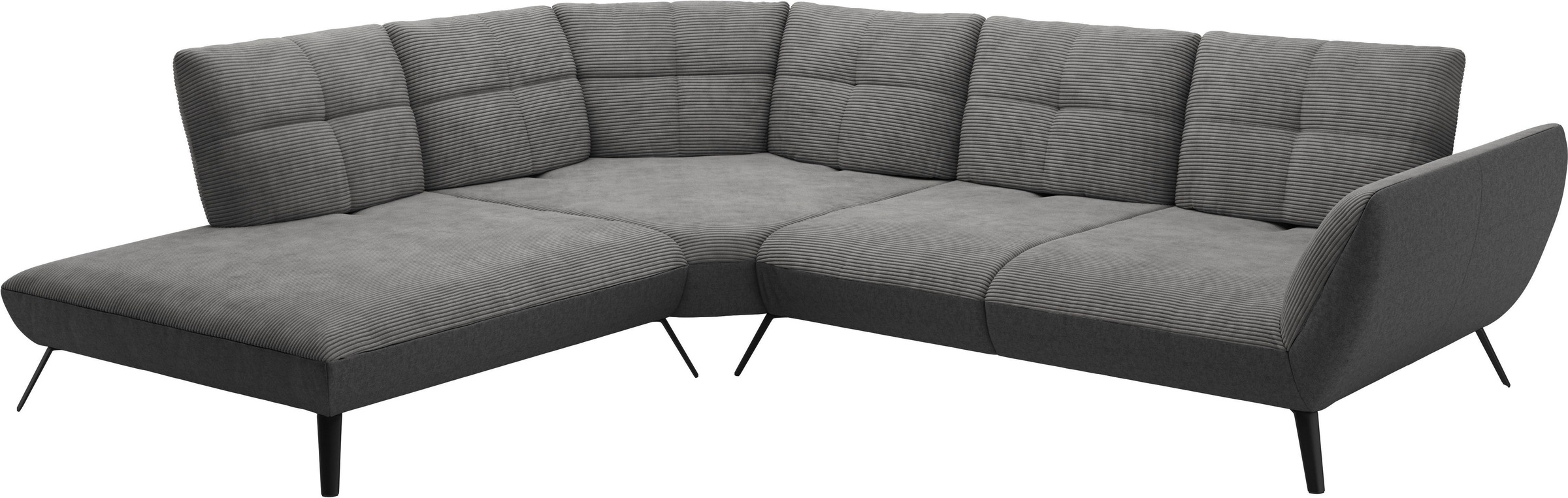 Places of Style Ecksofa »Mikado L-Form«, inkl. Sitztiefenverstellung und Armteilverstellung