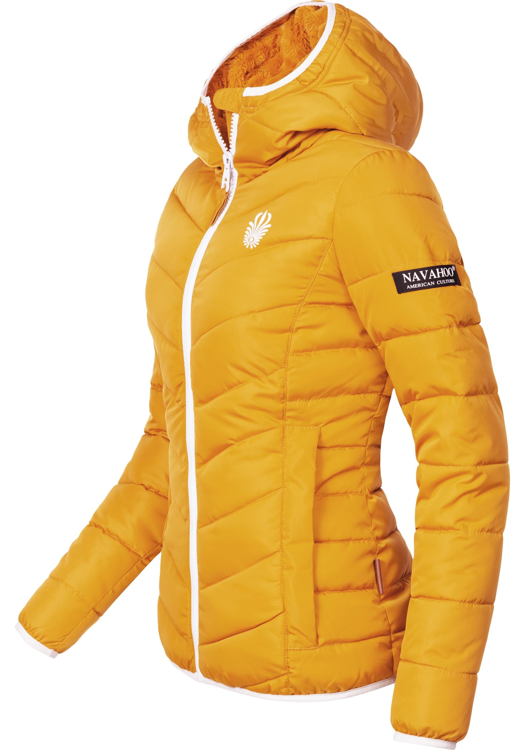 Navahoo Steppjacke »Elva«, mit Kapuze, stylische Damen Winterjacke mit Kapuze