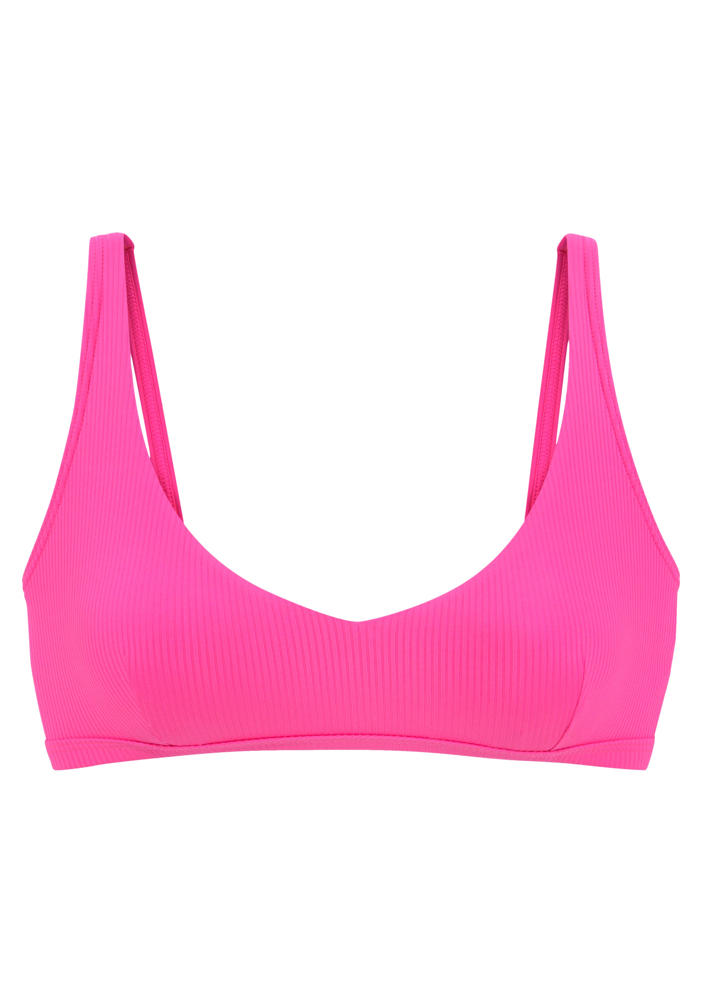 Venice Beach Bustier-Bikini-Top "Lucky", aus gerippter Strukturware günstig online kaufen