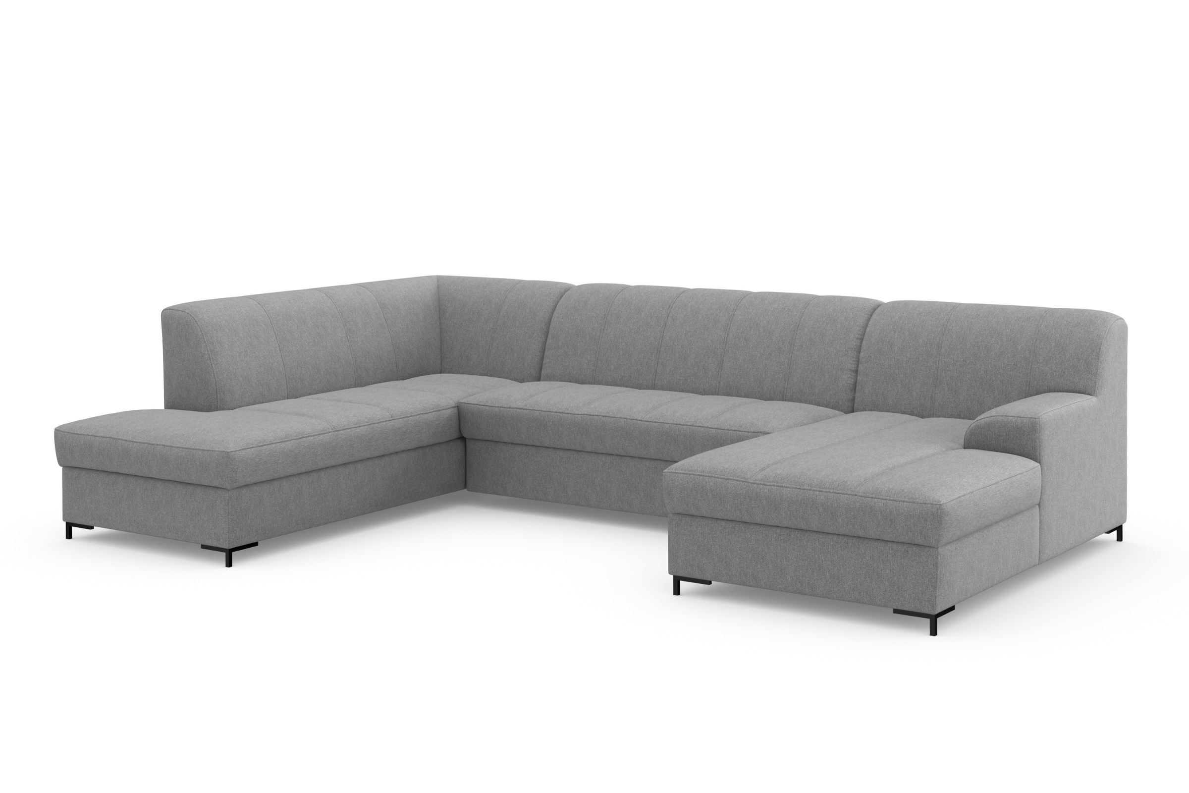 INOSIGN Wohnlandschaft »Balme, moderne Formensprache, zeitloses Design, U-Form«, Inkl. Zierkissen, wahlweise mit Bettfunktion