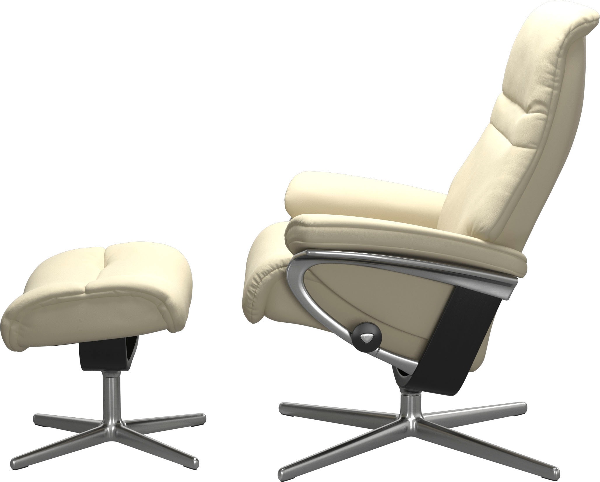 Stressless® Fußhocker »Sunrise«, mit Cross Base, Größe S, M & L, Holzakzent Schwarz