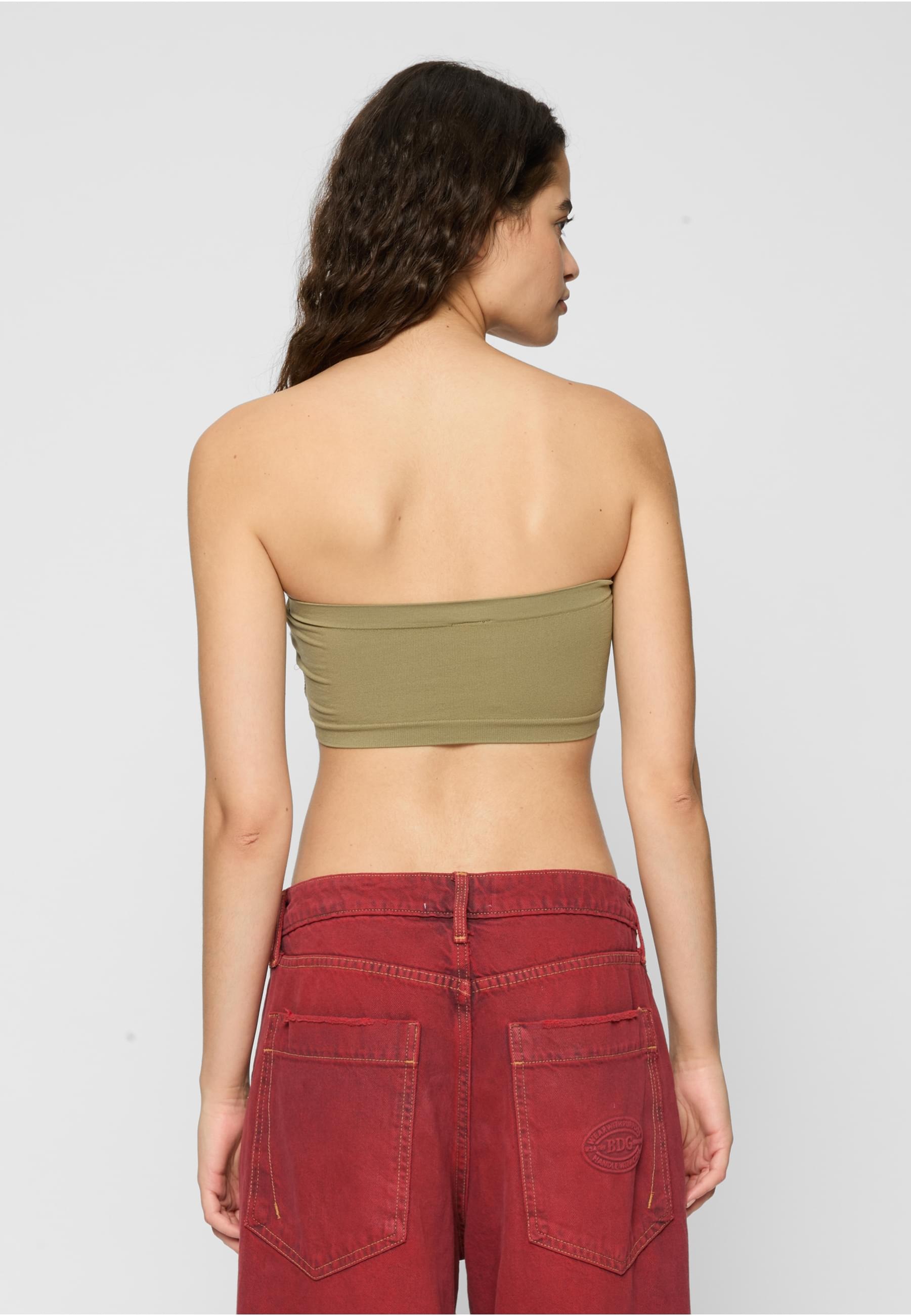 URBAN CLASSICS Sport-BH »Urban Classics Damen Ladies Pads Bandeau 2-Pack«