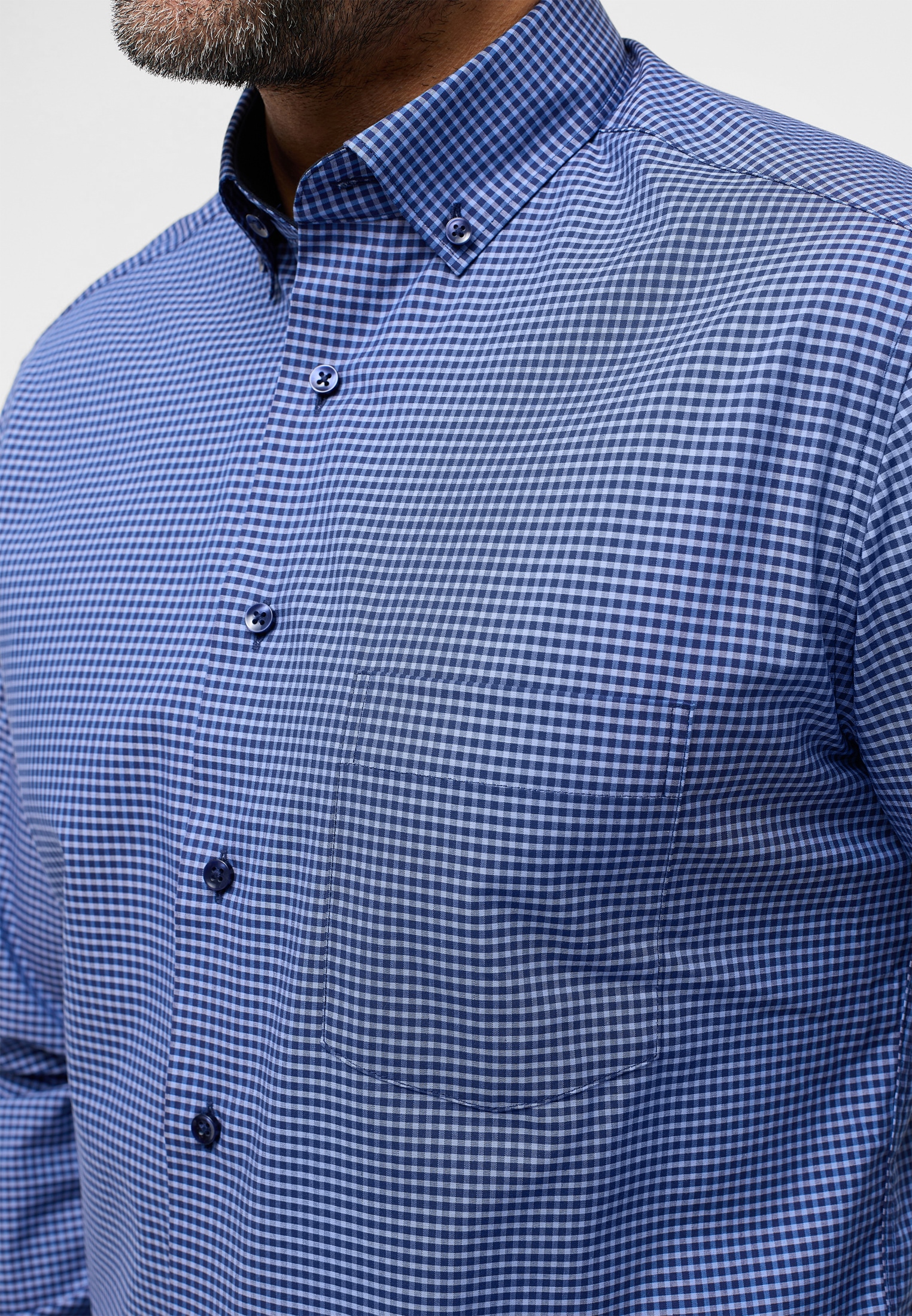 Eterna Langarmhemd »MODERN FIT«, NON IRON (bügelfrei)
