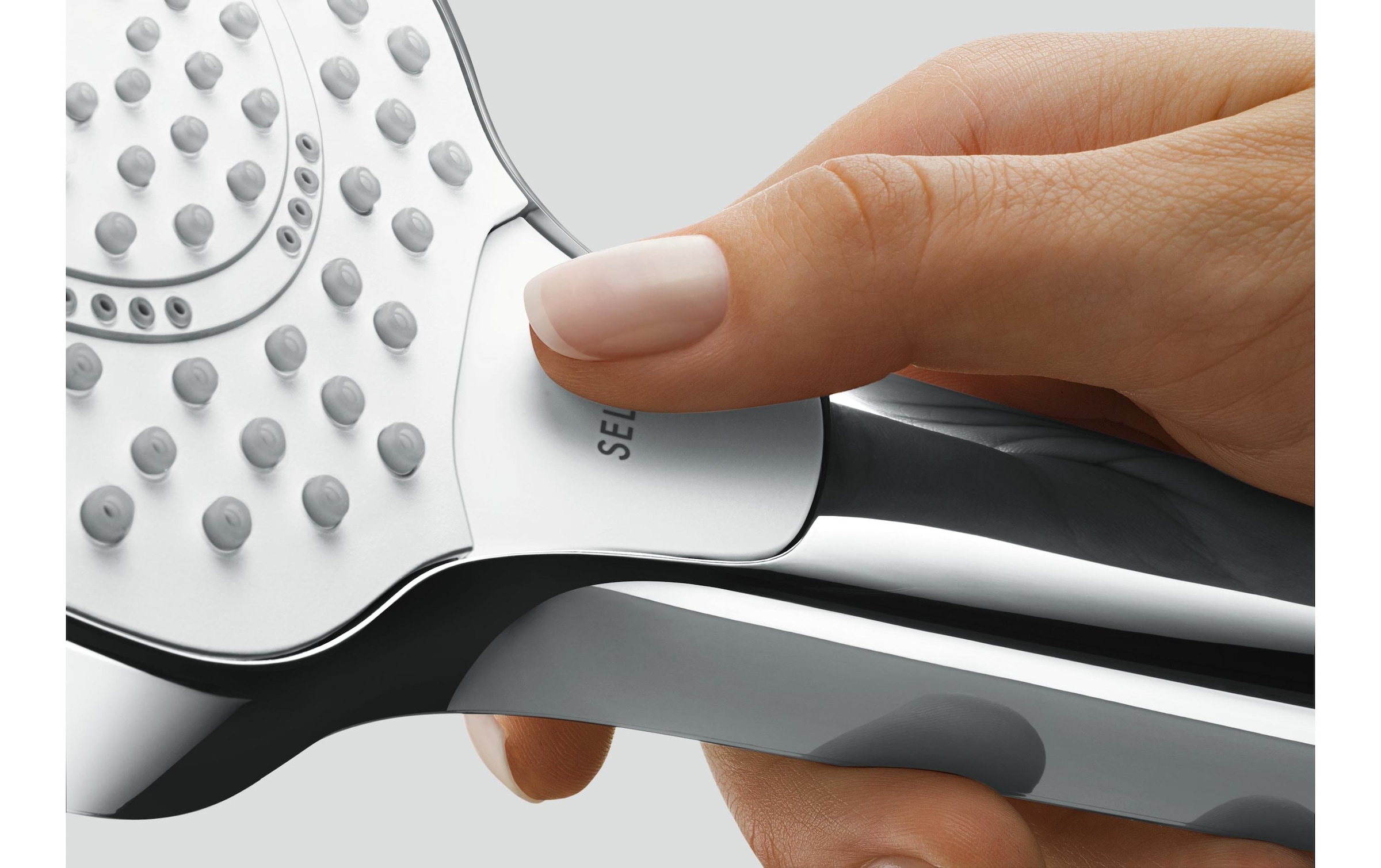 hansgrohe Handbrause »Croma Select S« 11cm, Weiß/chrom