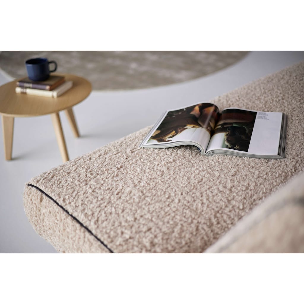 INNOVATION LIVING ™ Schlafsofa »Unfurl Bettsofa, Klappsofa, Gästebett, Couch, Schlaffunktion«, 3-stufig klappbar, Teddy Stoff, Braun, als Dauerschläfer geeignet