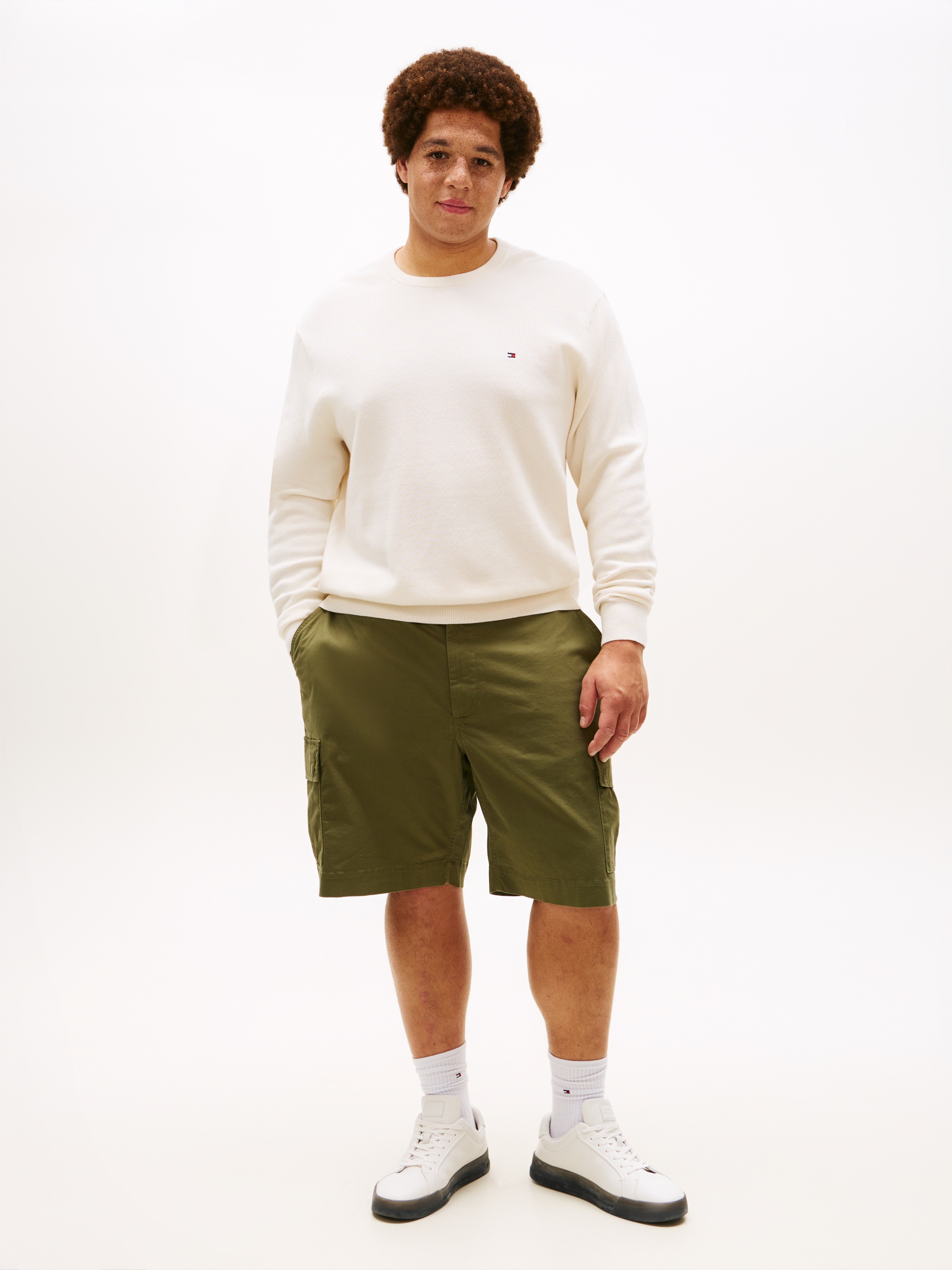 Thumbnail - Tommy Hilfiger Big & Tall Rundhalspullover "ESSENTIAL STRUCTURE CREW NECK" Große Größen, regular fit