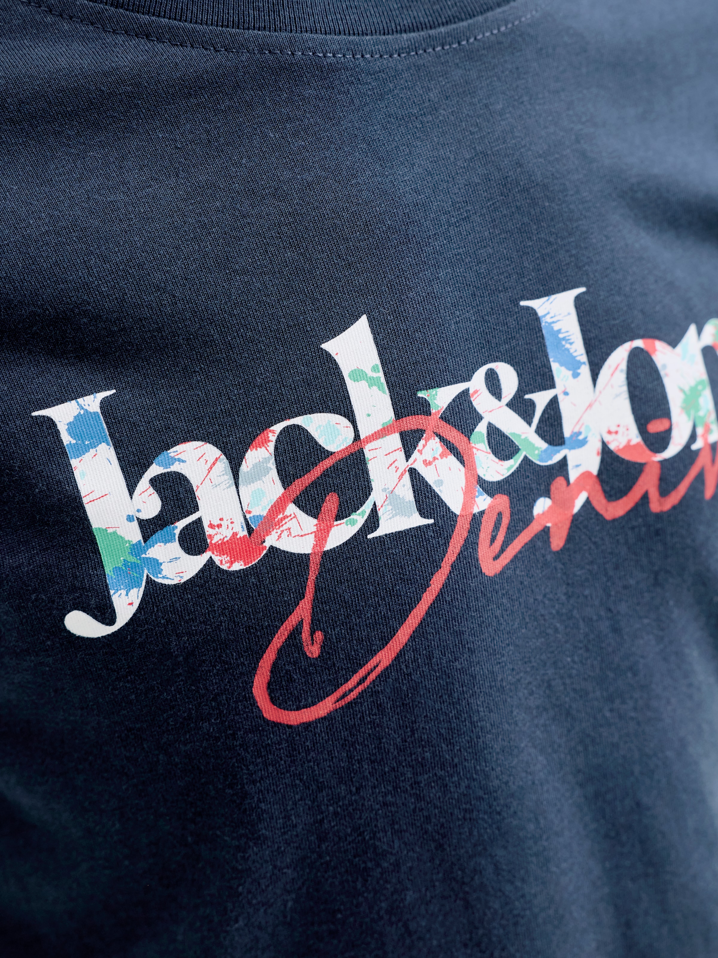 Jack & Jones Junior Langarmshirt »JJTOM TEE LS CREW NECK JNR« Baumwolle, regular fit