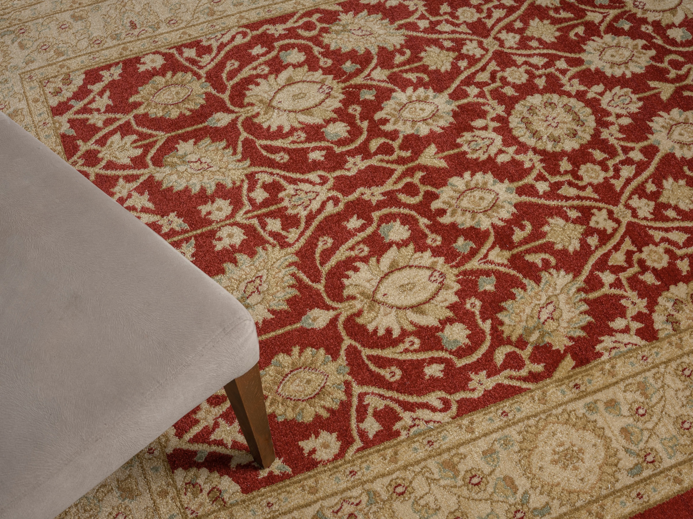 Myflair Möbel & Accessoires Teppich »Maryam 1 Lagerräumung«, rechteckig, 7,5 mm Höhe, Kurzflor, Orient Optik, edler Glanz, mit Fransen, besonders weich