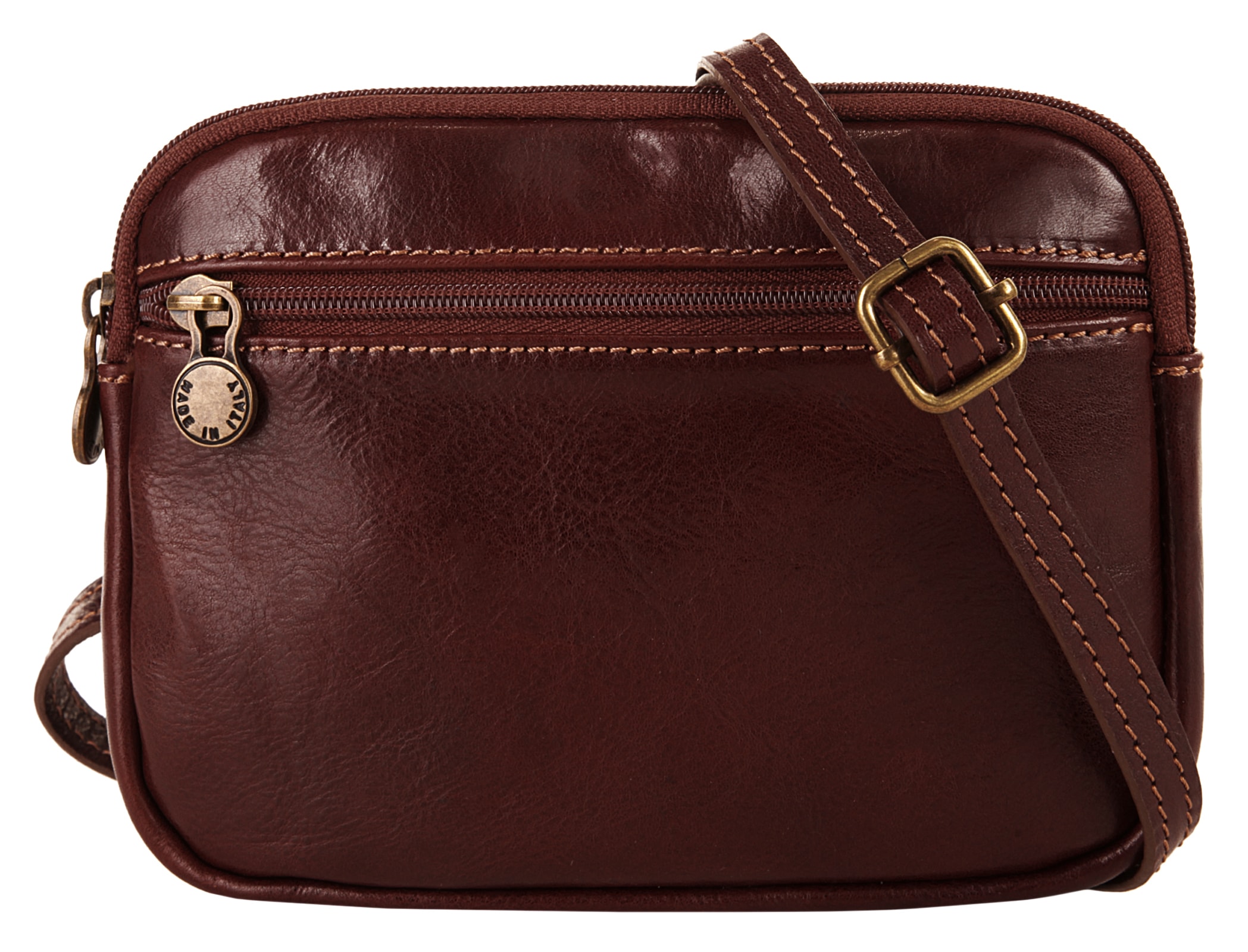 Piké Umhängetasche echt Leder, Made in Italy günstig online kaufen