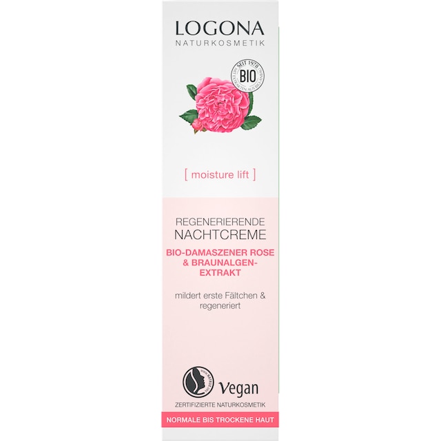 LOGONA Nachtcreme »Logona moisture lift« online bestellen | BAUR