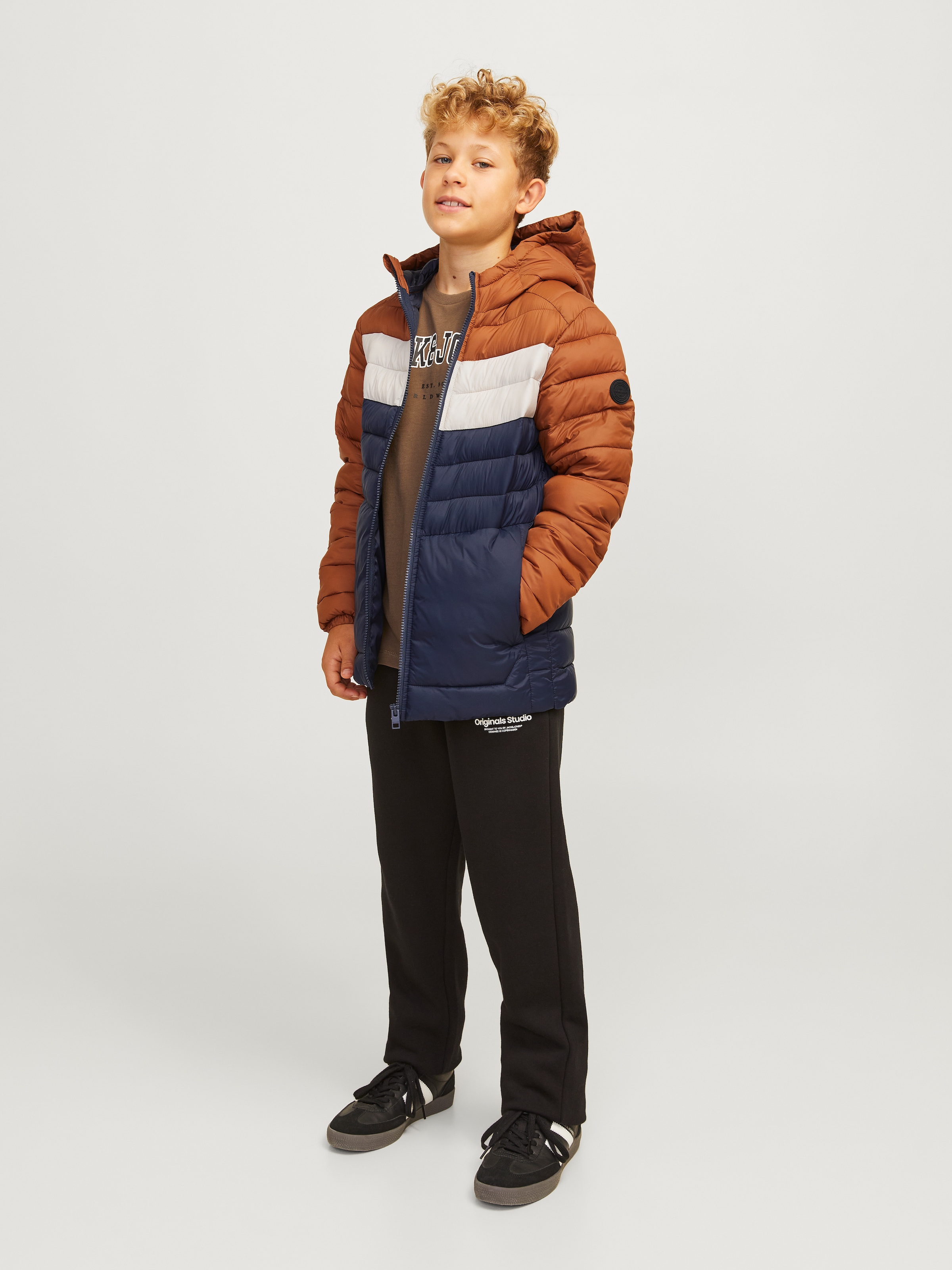 Jack & Jones Junior Steppjacke »JJESPRINT PUFFER HOOD NOOS JNR«, mit Kapuze