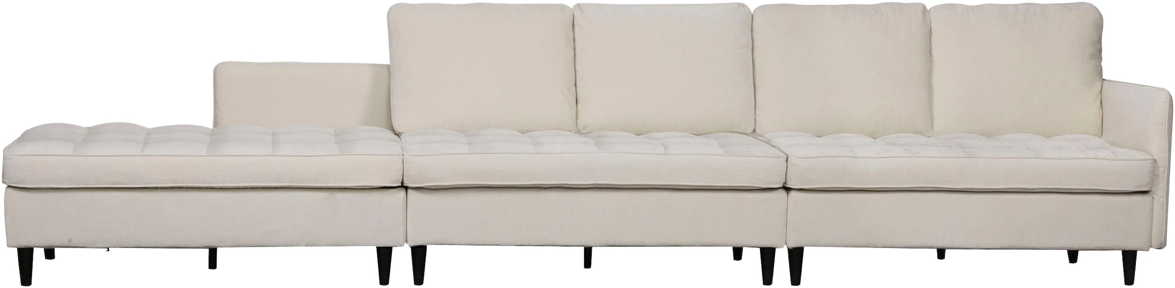 Dorel Home Wohnlandschaft »LINDHUS, U-Form, verschiedene Stellvarianten, Modulsofa« Recamiere, Stauraum, Cord und Chenille-Bezug