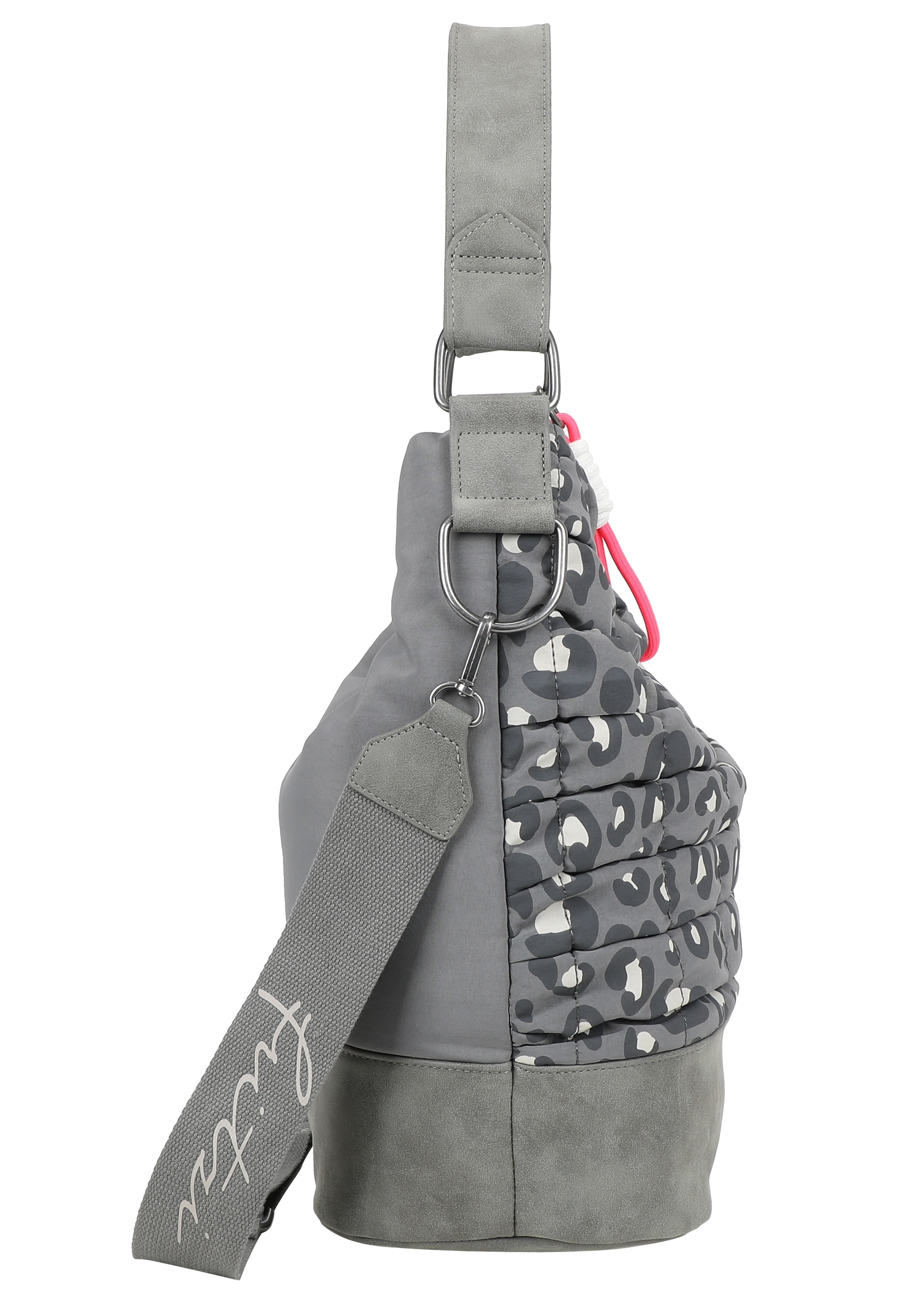 Fritzi aus Preußen Henkeltasche »Leo Bubble Soft Anthra«, aus 3D-Bubble Nylon-Material
