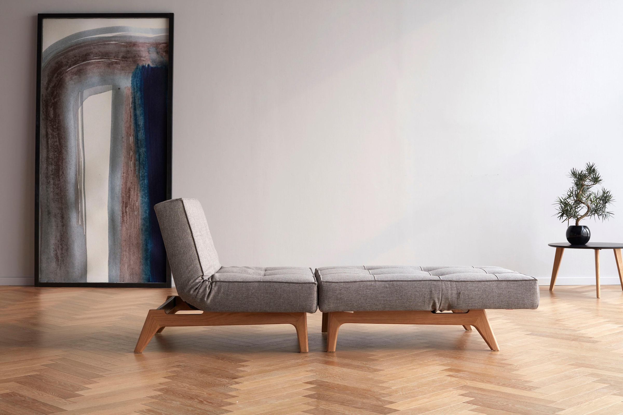 Design ™ in mit Beine, Eik INNOVATION LIVING | »Splitback«, skandinavischen Sessel BAUR