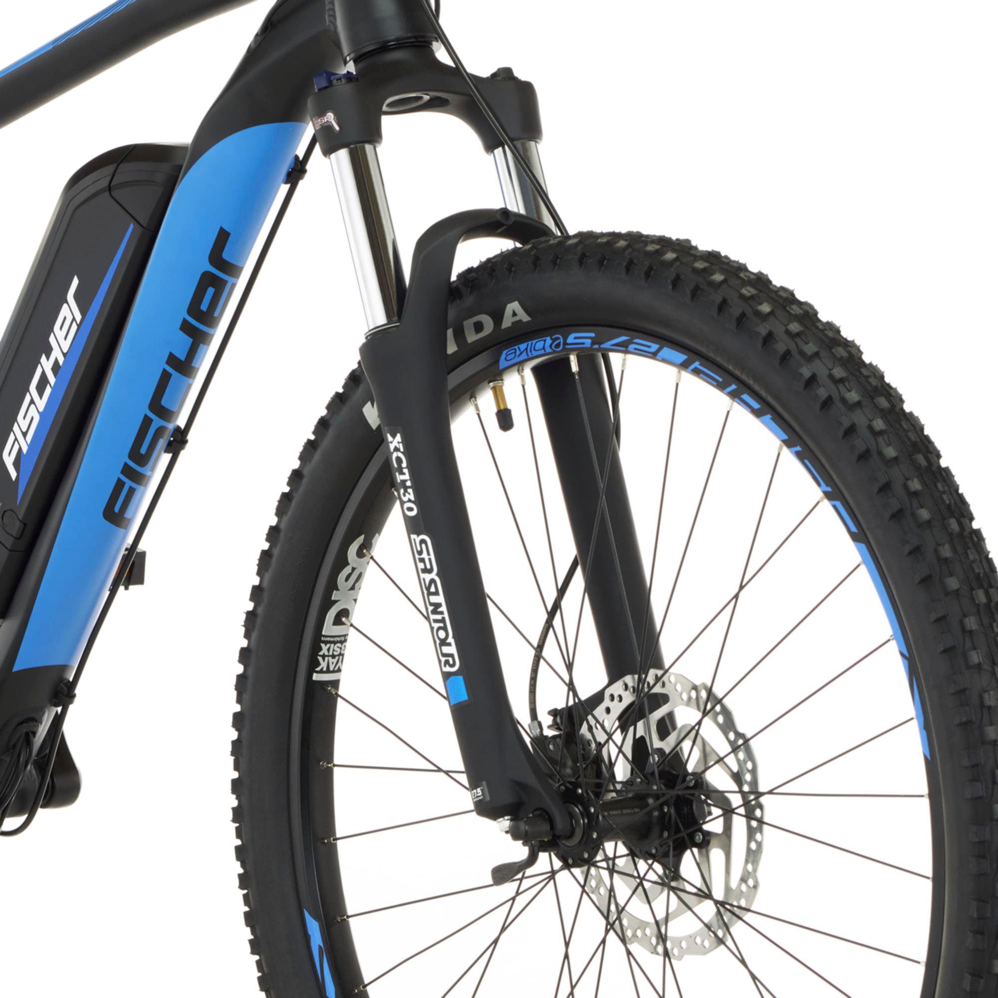 FISCHER Fahrrad E-Bike »MONTIS 2.1 557«, 9 Gang, Shimano, Altus, Heckmotor 250 W, (Schloss), Pedelec, Elektrofahrrad für Damen u. Herren, MTB