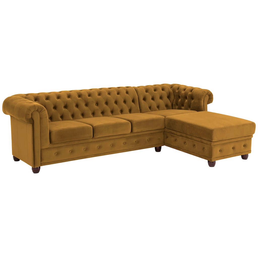 Home affaire Chesterfield-Sofa »New Castle L-Form«