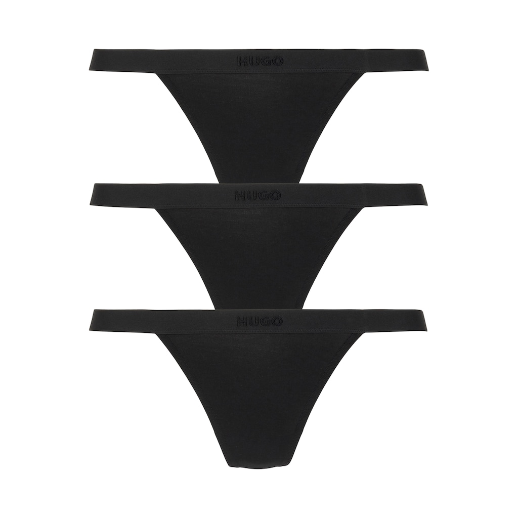 HUGO Underwear String »TRIPLET STRING PURE«, (Packung, 3 St., 3er-Pack)