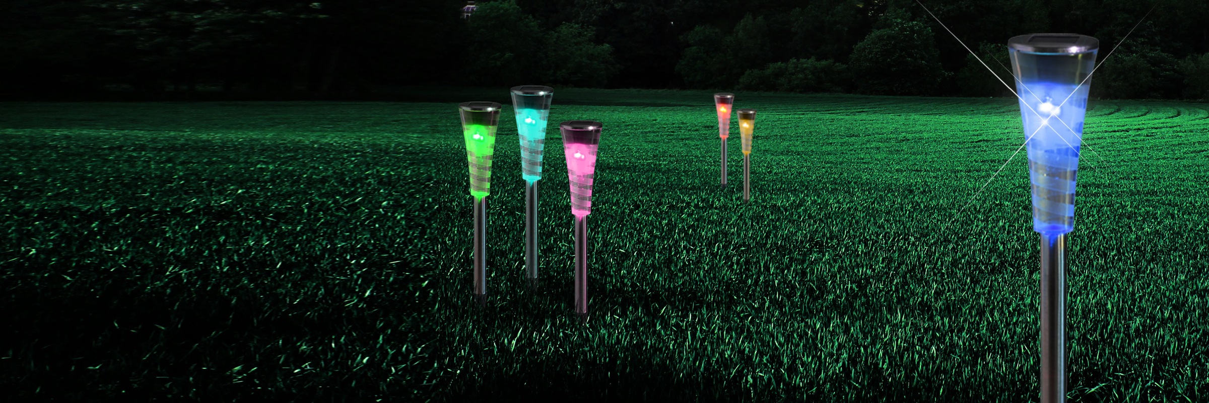 GLOBO LIGHTING LED Solarleuchte »SOLAR«, 1 flammig, Leuchtmittel LED-Modul | LED fest integriert, Solar, Garten, RGB, rot-grün-blau, Akku, Terrasse, IP44