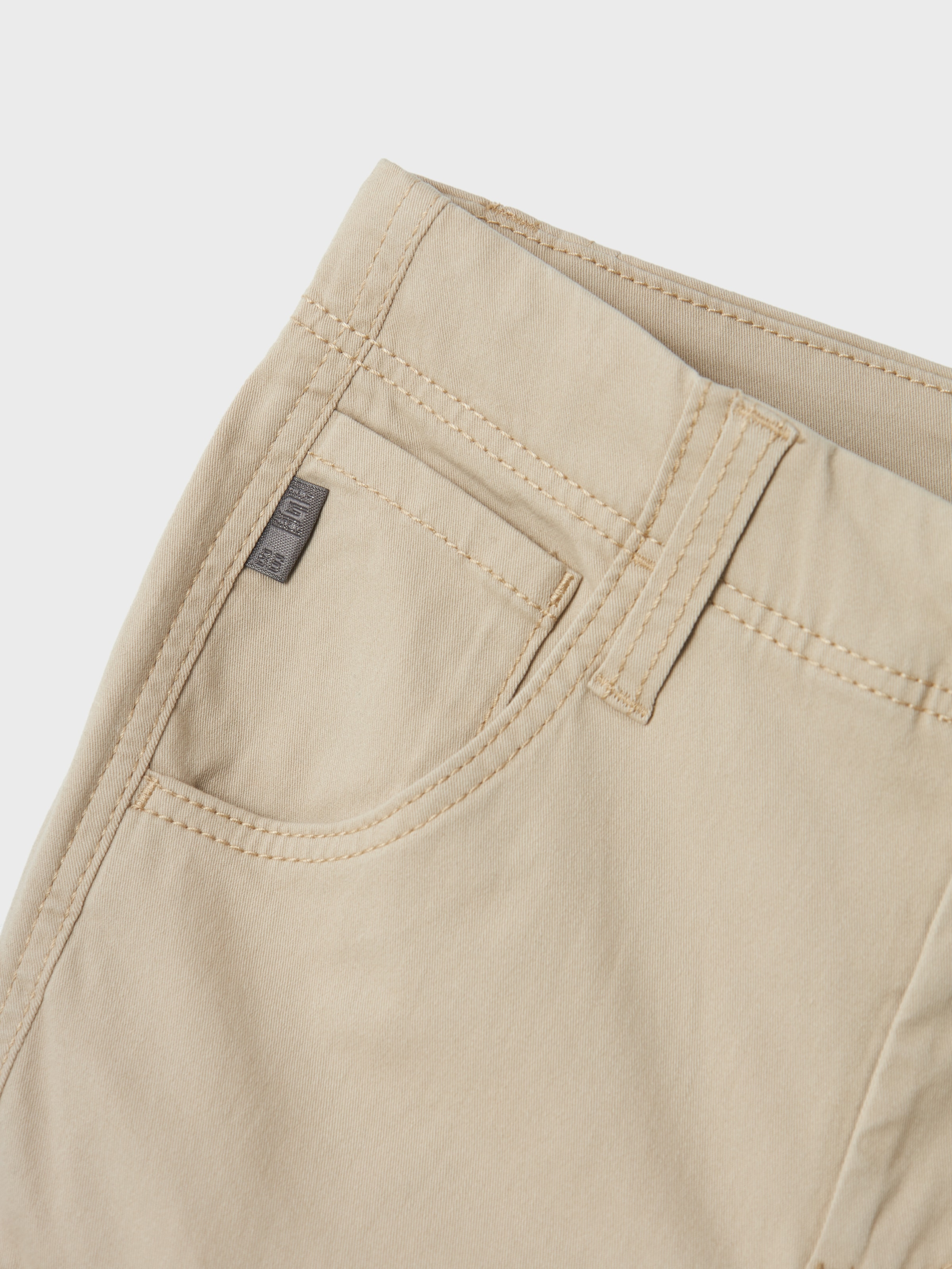 Name It Cargohose »NITBAMGO für Jungen mit verstellbarem Bund und Stretchkomfort«, unifarben, relaxed fit, Baumwollmix, regular fit