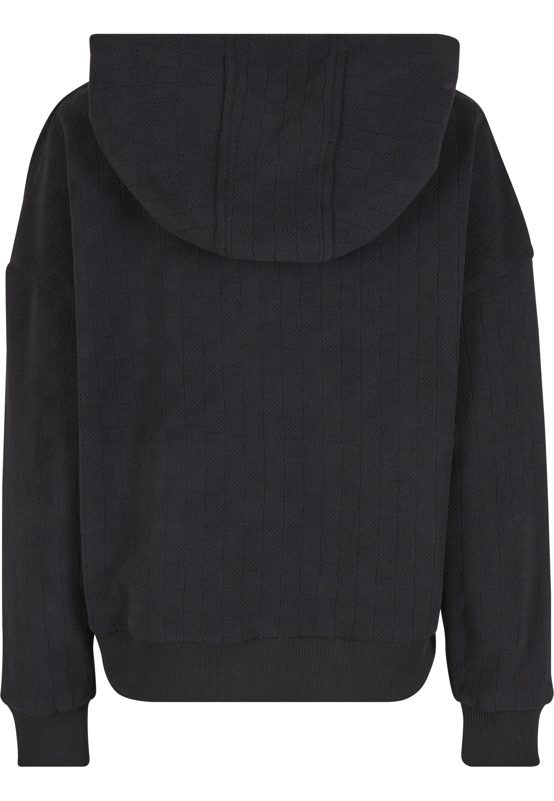 URBAN CLASSICS Sweatjacke »Urban Classics Ladies Jacquard Velvet Oversized Zip Hoody«