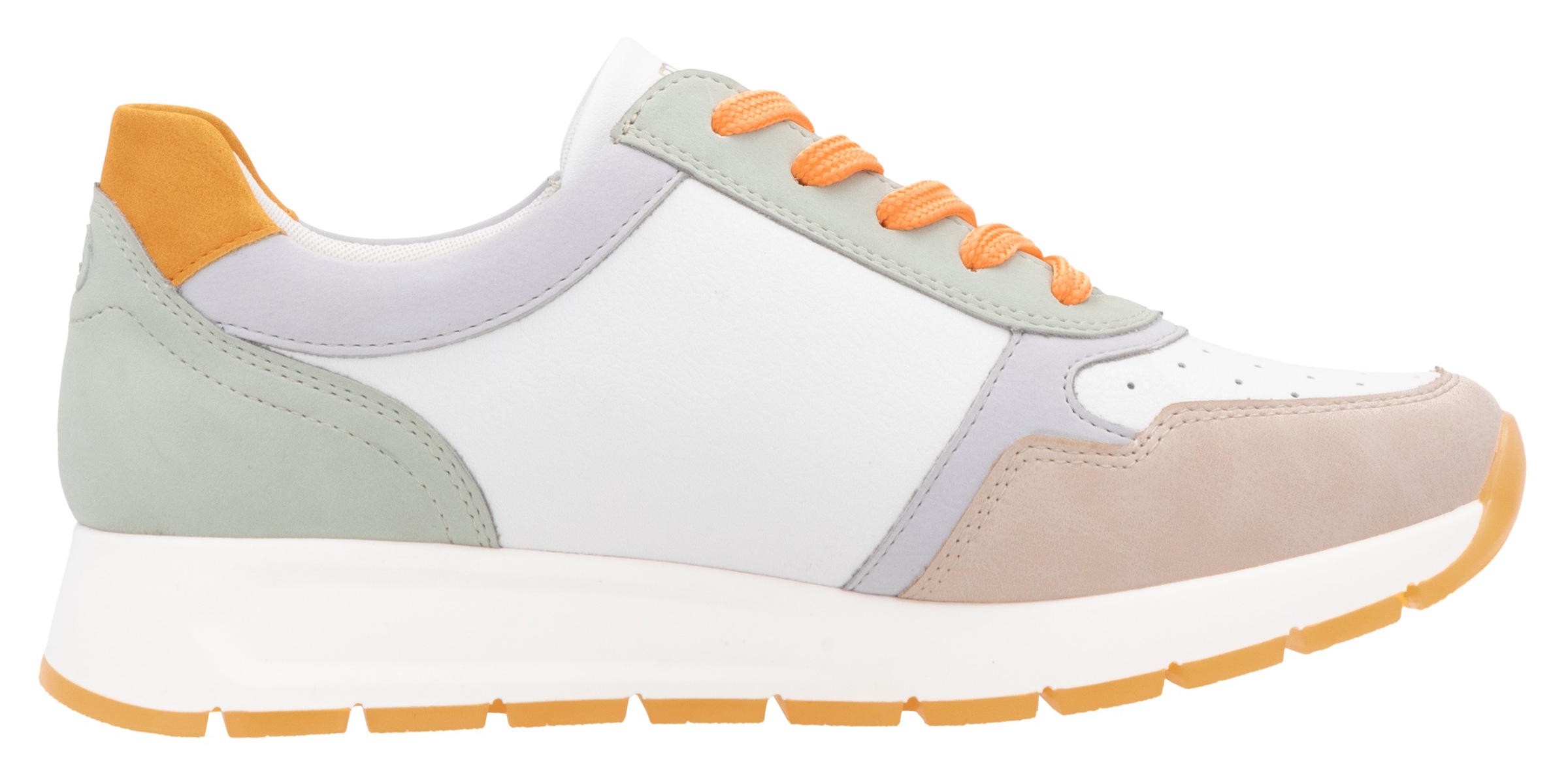Remonte Keilsneaker, Freizeitschuh, Halbschuh, Schnürschuh mit gepolstertem Schaftrand