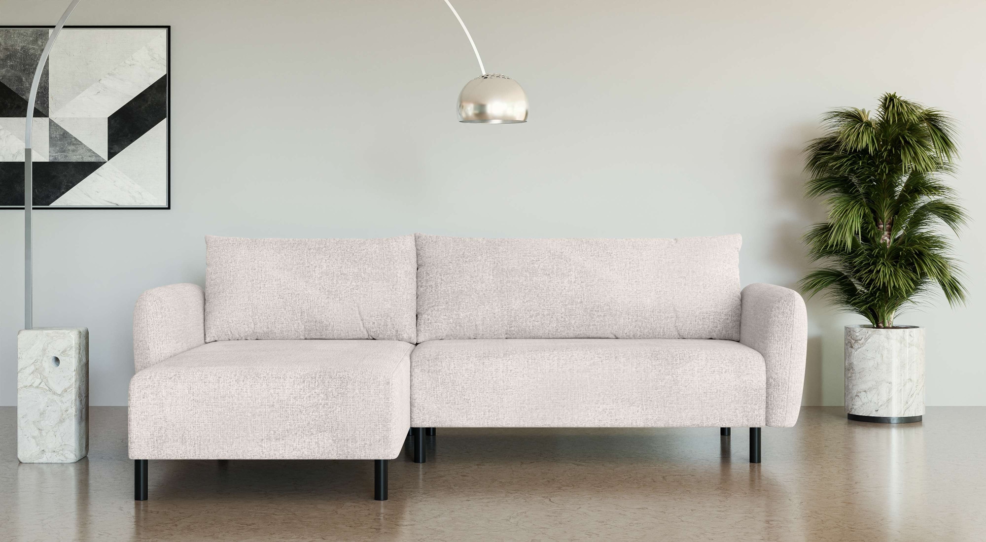 Home affaire Ecksofa "Glandine" L-Form günstig online kaufen