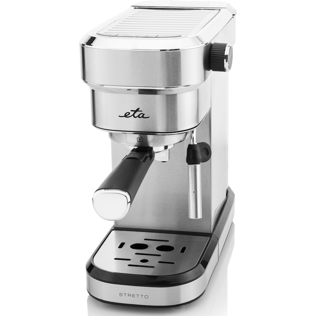 eta Espressomaschine »STRETTO ETA21890000«, Slim-Design, 1350 W, Wassertank 750 ml, Pumpendruck bis 15 Bar