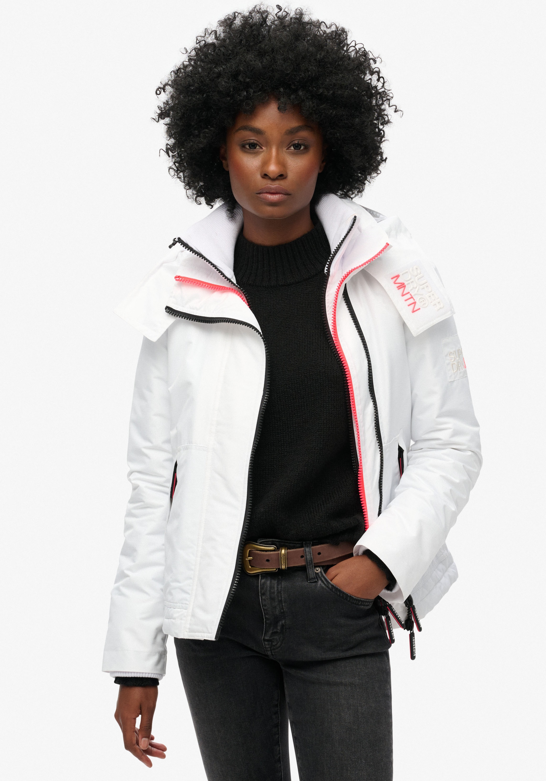 Outdoorjacke »HOODED MTN WINDBREAKER JACKET«, mit Kapuze