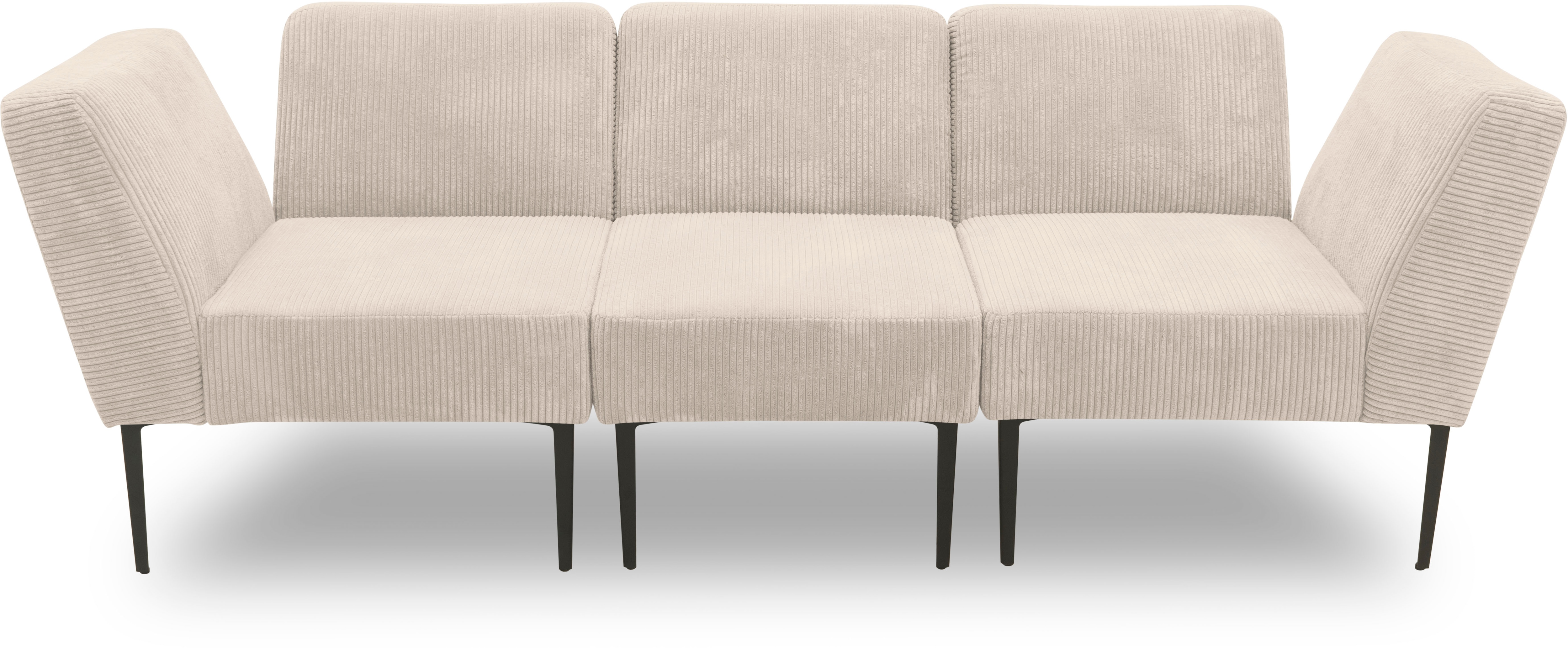 DOMO collection Sofa-Eckelement "700010 Lieferzeit nur 2 Wochen, auch einzeln stellbar" Als Ecke oder Abschluss einsetzbar, passend für gängige Saugroboter