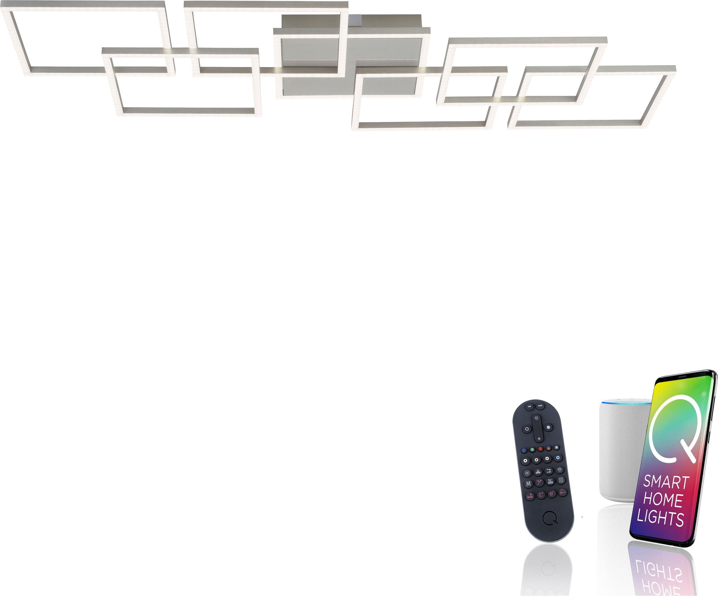 Neuhaus Q SMART HOME LIGHTS LED Deckenleuchte »Q-INIGO« LED-Board 1 Stk. warmweiß - kaltweiß