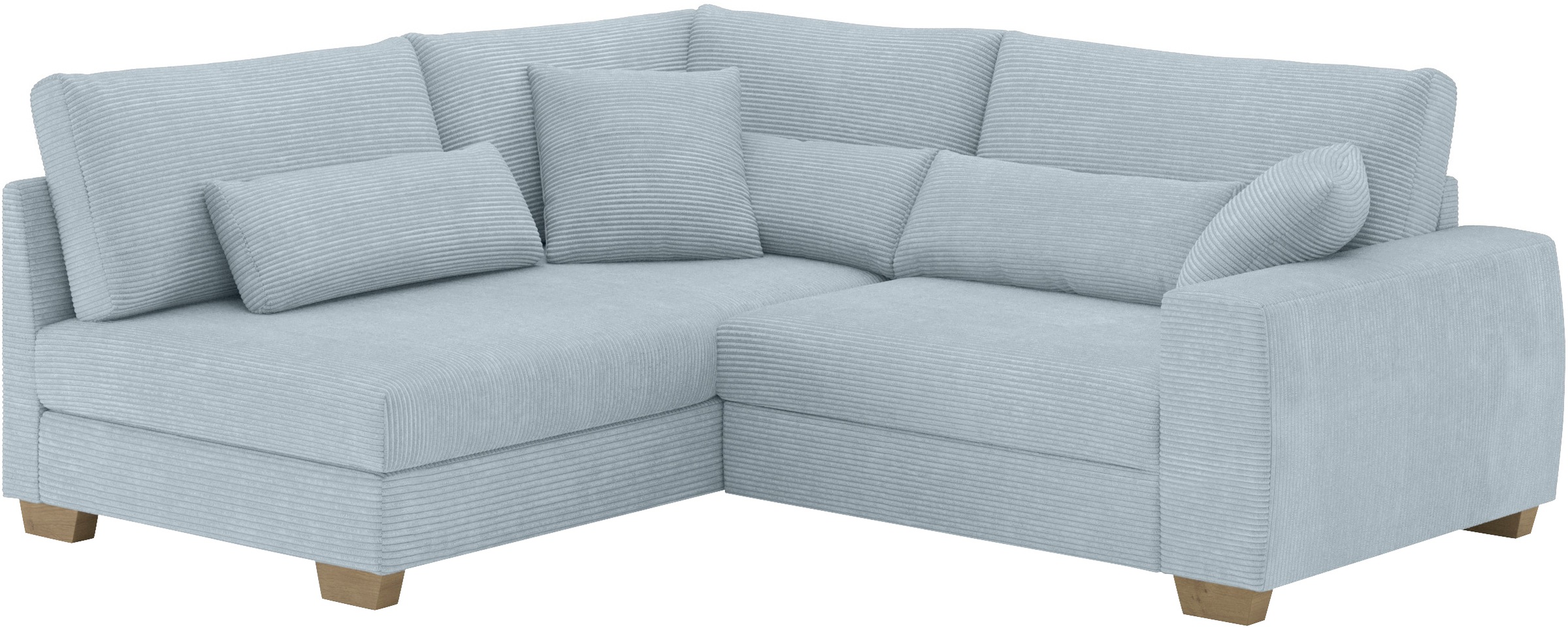 Mr. Couch Ecksofa "Hilla L-Form, bis 140 kg belastbar" mit Taschenfederkern günstig online kaufen