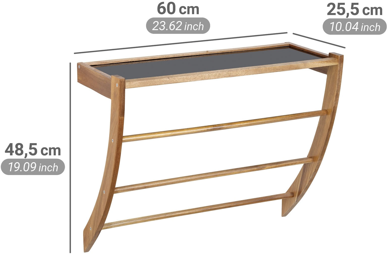 WENKO Wandregal »Fondi«