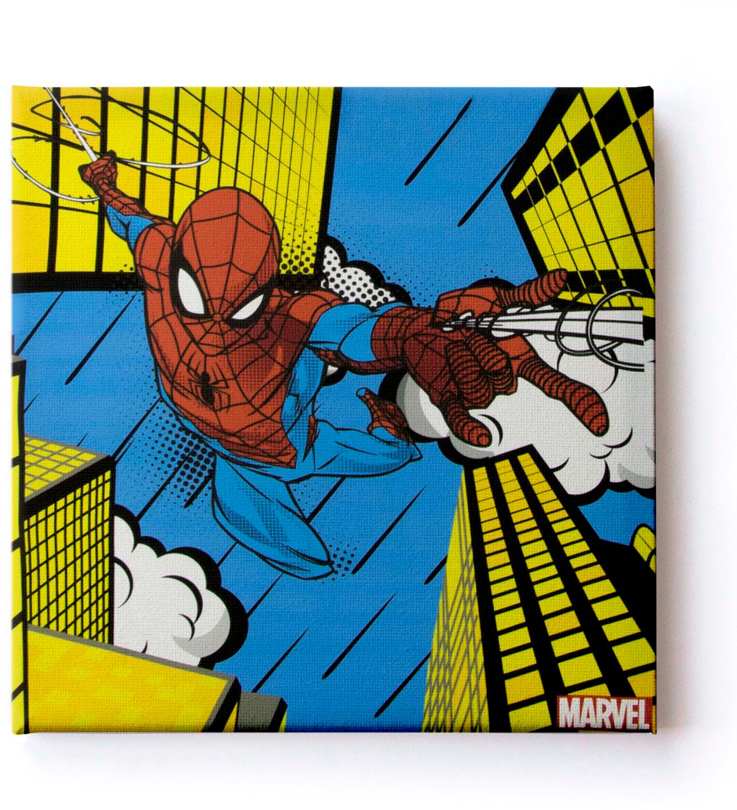 MARVEL Leinwandbild »Leinwandbilder Set of 3 Spiderman 3/30X30cm«, (Packung, 3 St.)