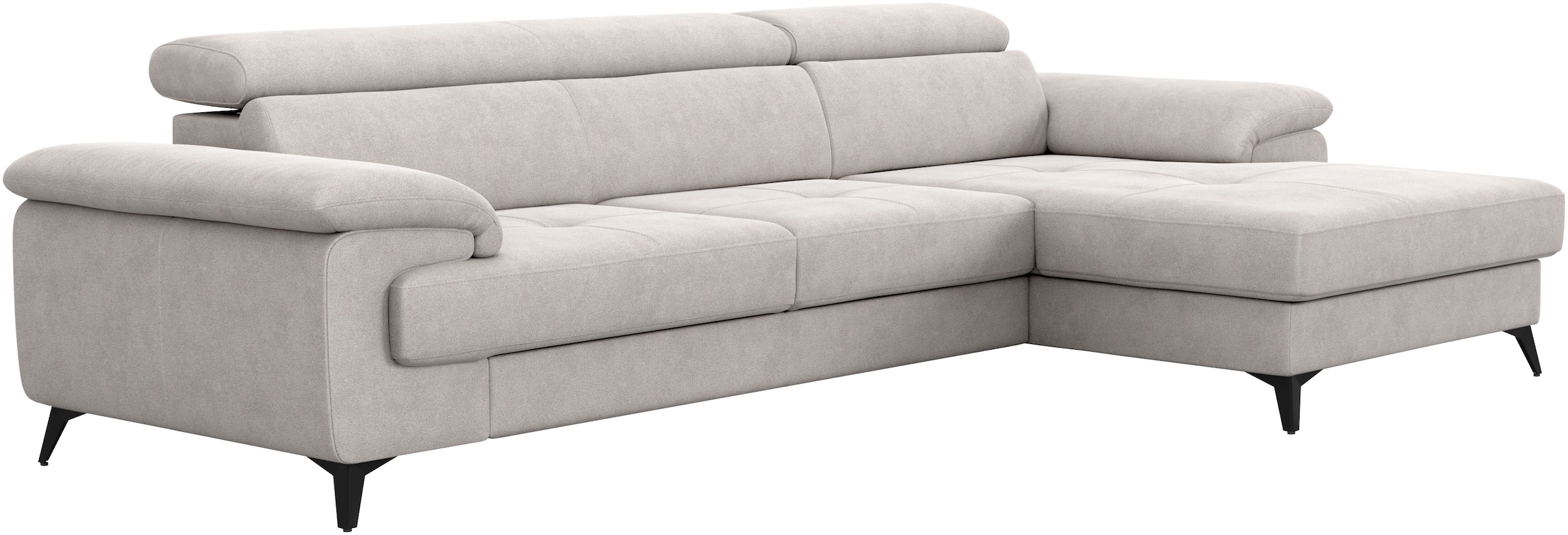 COTTA Ecksofa »Astra L-Form, Breite 300 cm« inkl. Kopfteilverstellung, wahlweise mit Bettfunktion und Bettkasten