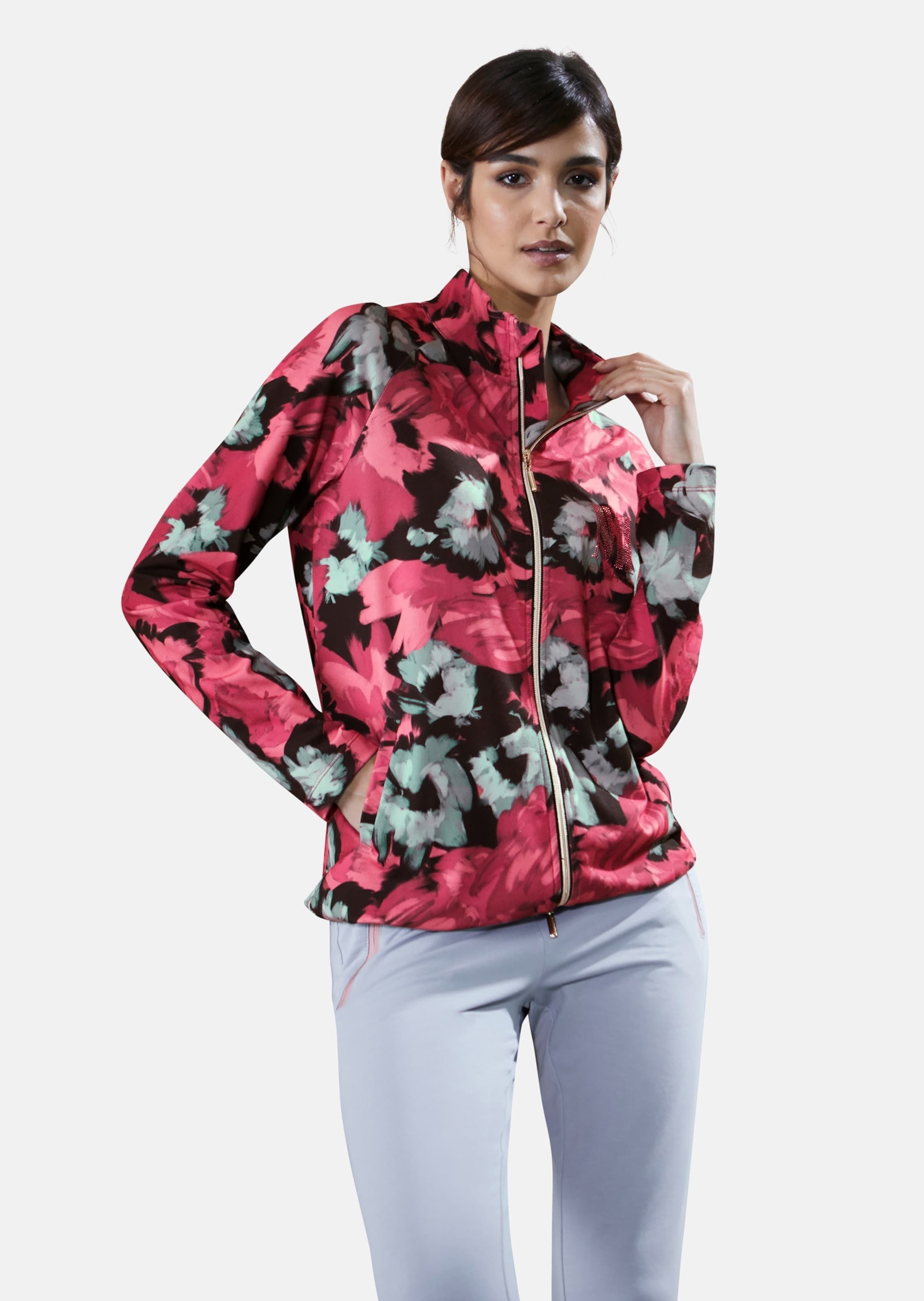 MADELEINE Outdoorjacke »Jacke Sportive Jacke mit Blumenprint«