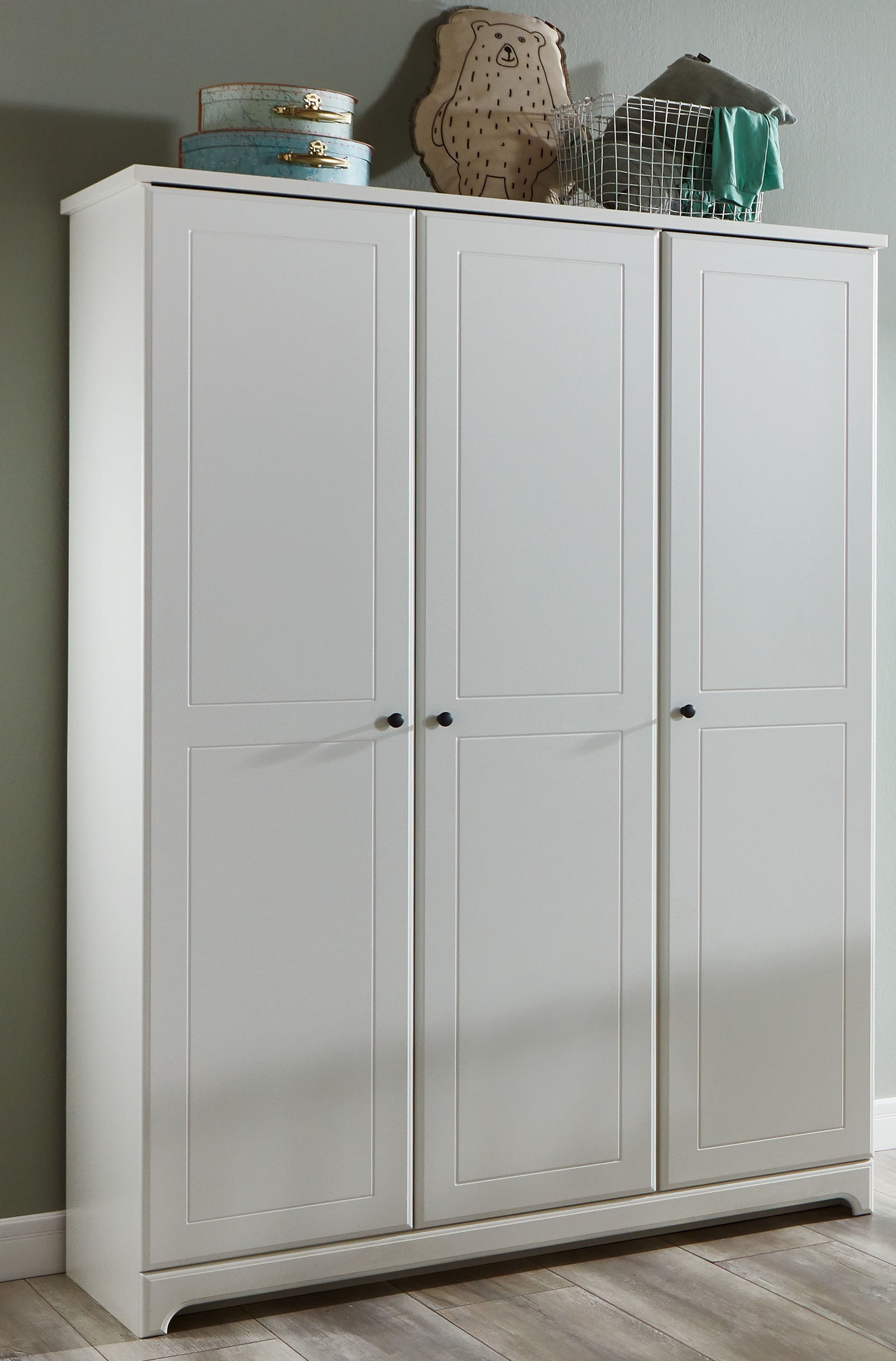 arthur berndt Babyzimmer-Komplettset »Thilo« Set, Kinderbett, Schrank, Wickelkommode, 3 Stk. tlg. Made in Germany; mit Kinderbett, Schrank und Wickelkommode