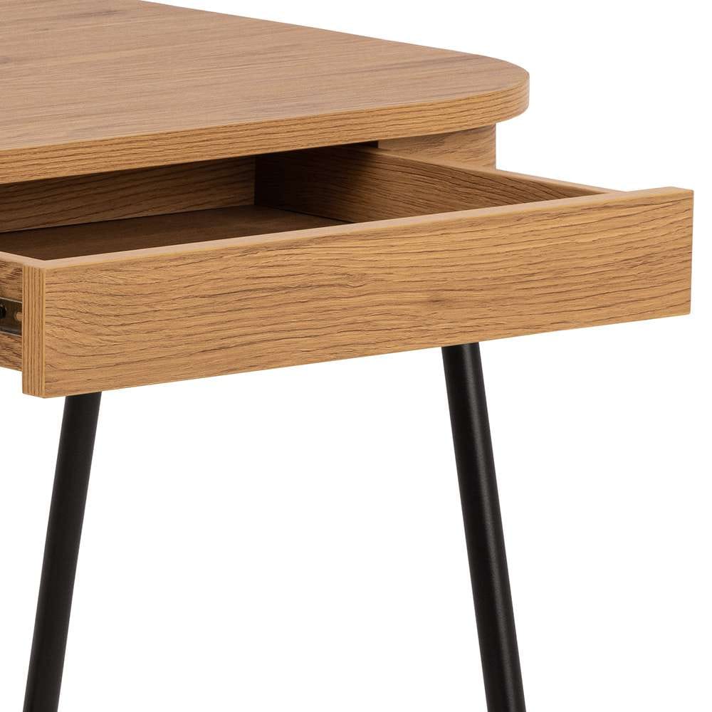 ACTONA GROUP Arbeitstisch »Blueton«, Schreibtisch, 2 Schubladen, Wildeiche rau Papier, 120x60x75 cm