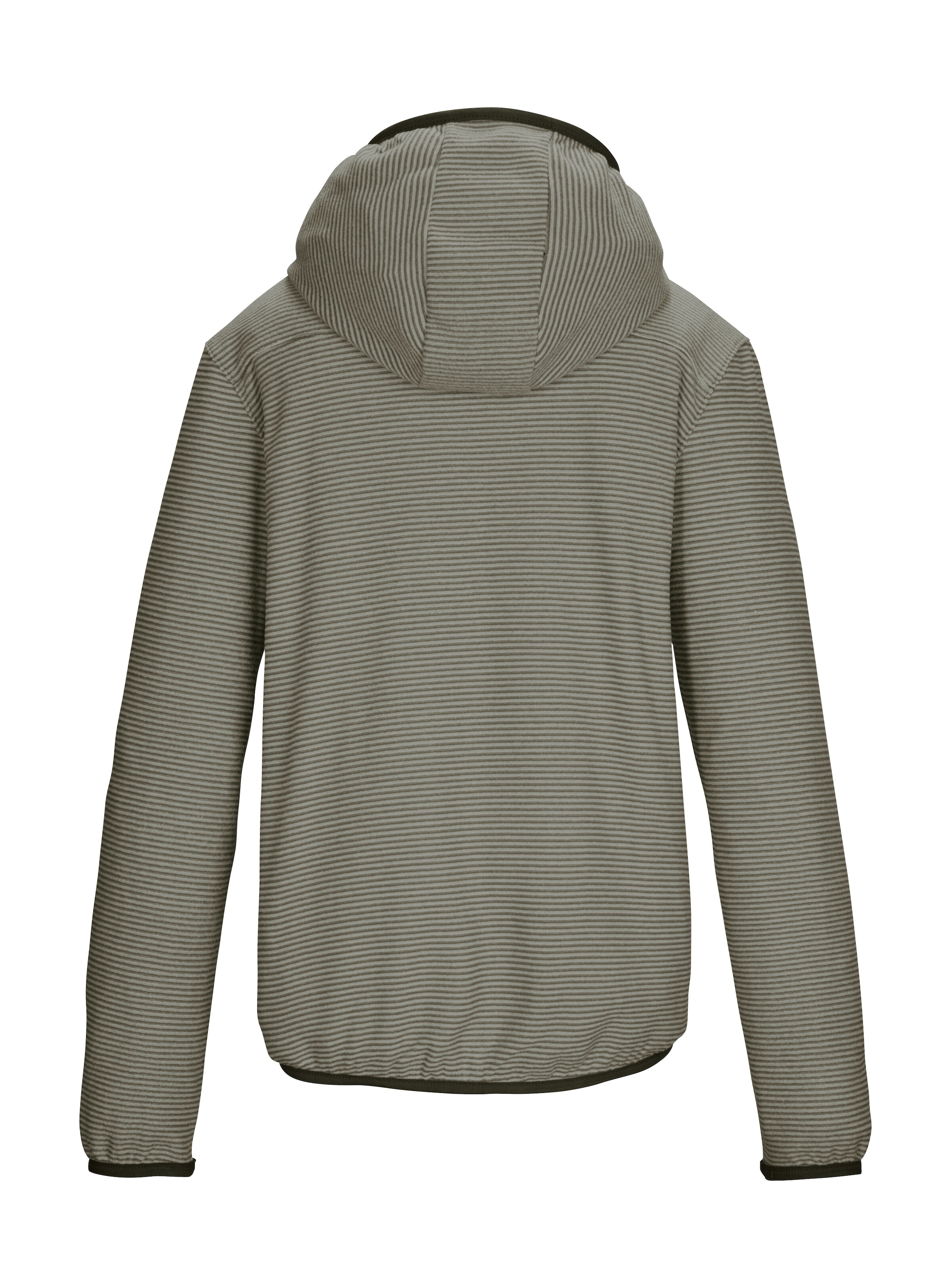 Killtec Fleecejacke »KOW 246 BYS FLC JCKT«, Gestreifte Kinder Fleecejacke mit Kapuze, Kinnschutz und Taschen