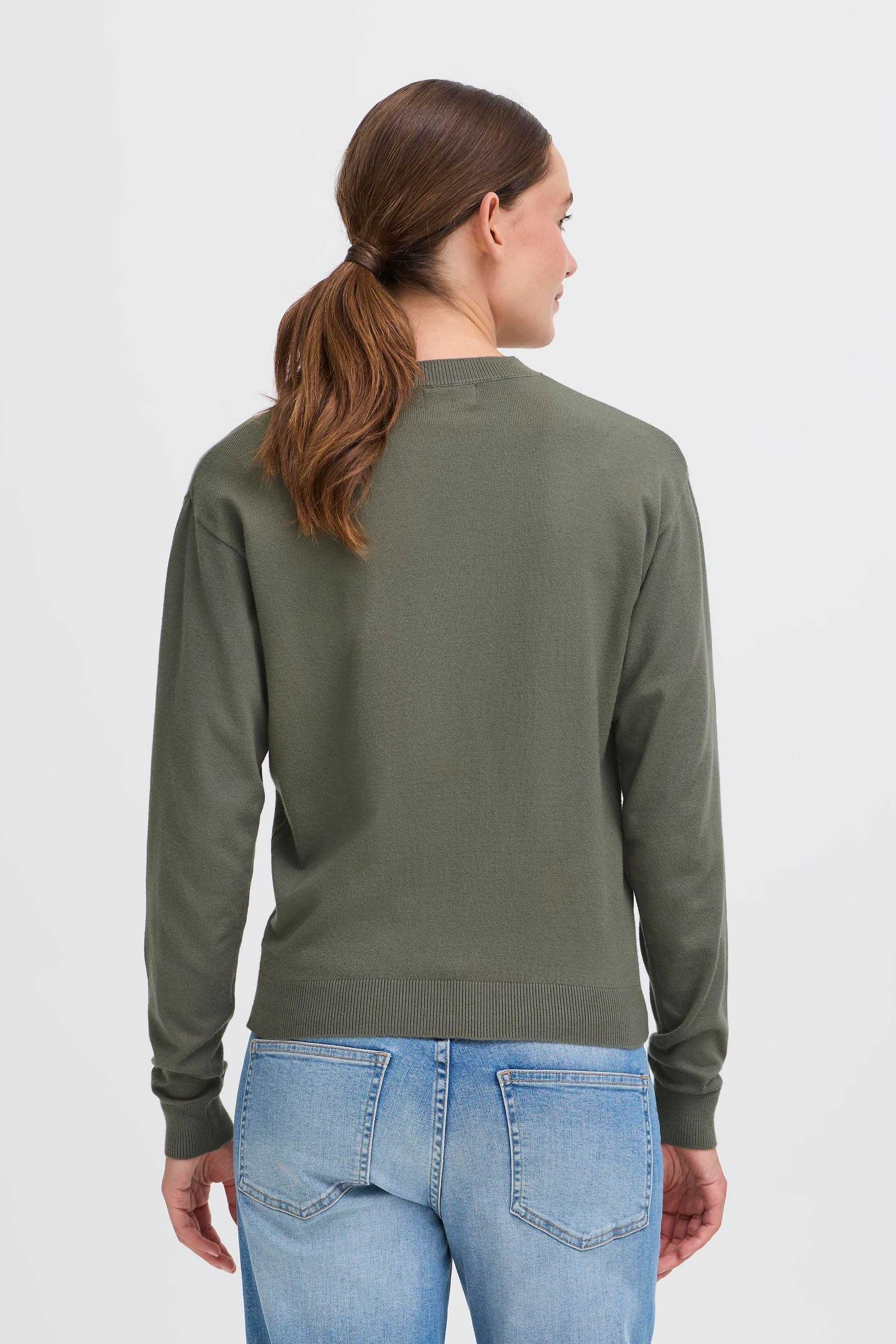 OXMO Strickfleece-Pullover »Strickpullover OXISCANNY LS«