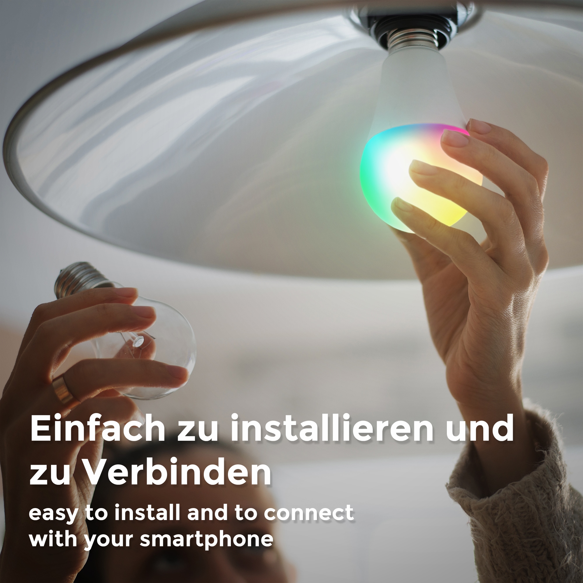 LED WiFi Leuchtmittel SmartHome Lampe dimmbar Licht Birne GU10 Alexa Google  5,5W