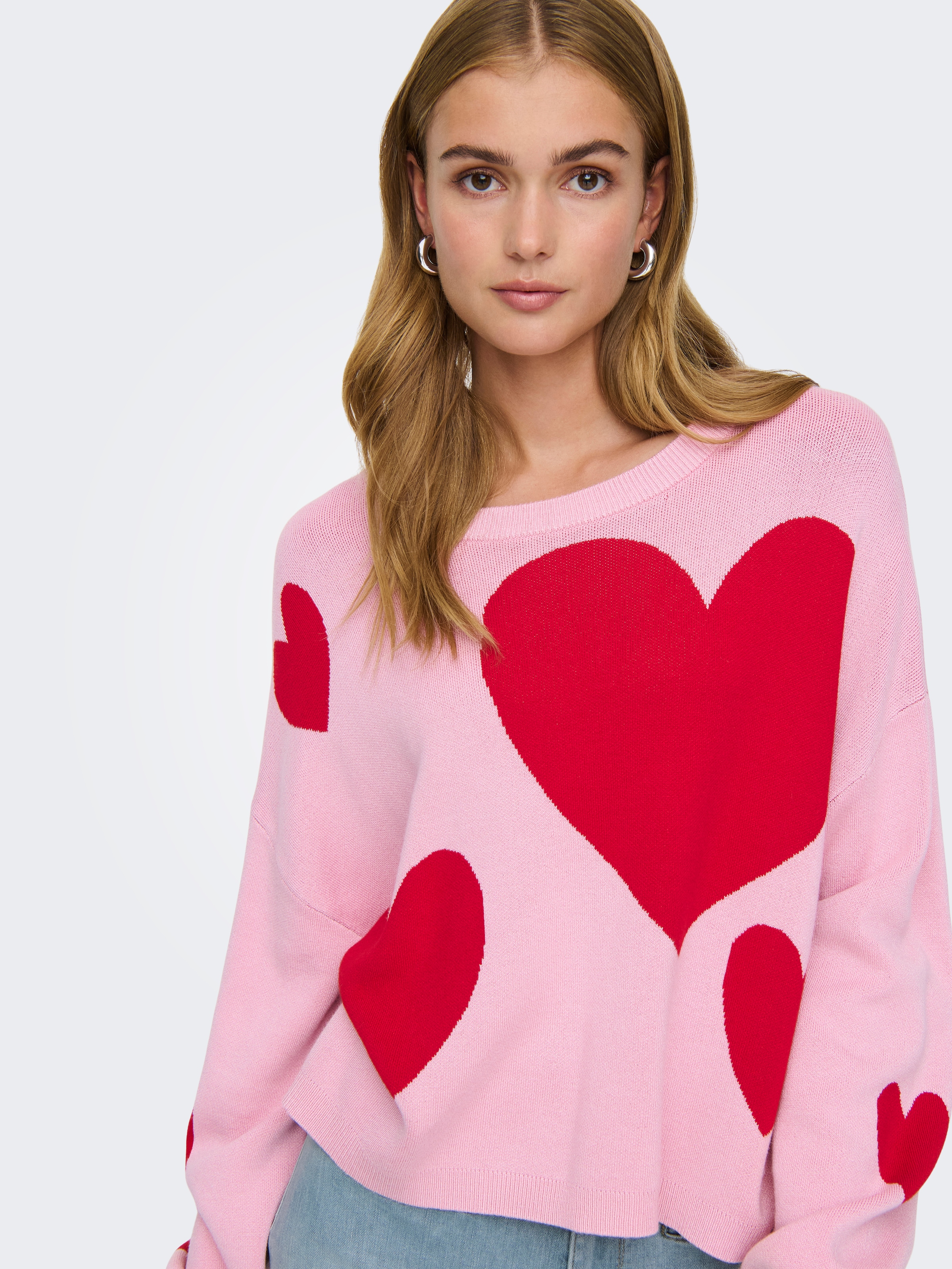 ONLY "ONLMONTANA LS JQ O-NECK CC KNT" mit Rippbündchen günstig online kaufen