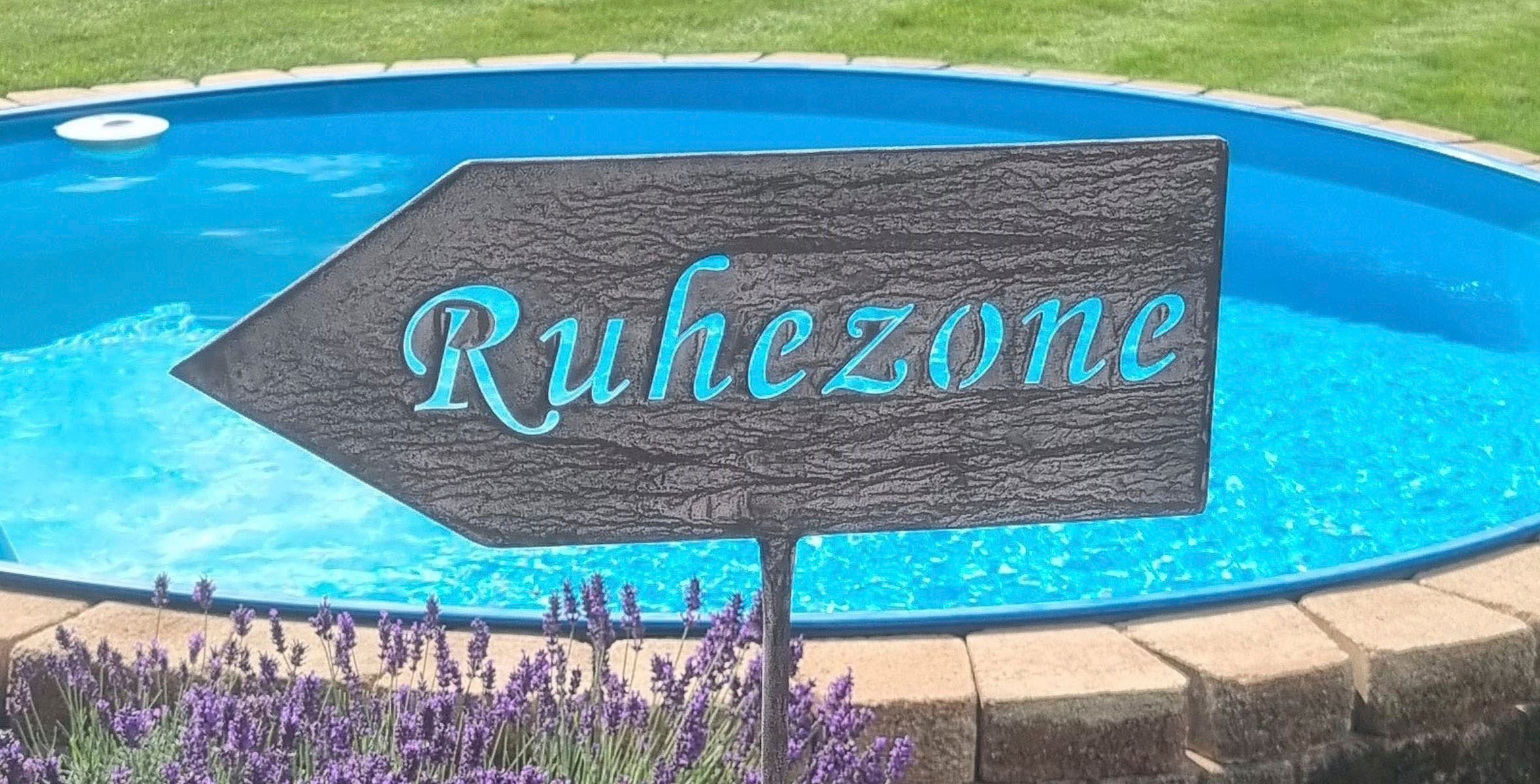 Ambiente Haus Gartenstecker "Gartenstecker Ruhezone (H) 122cm" günstig online kaufen
