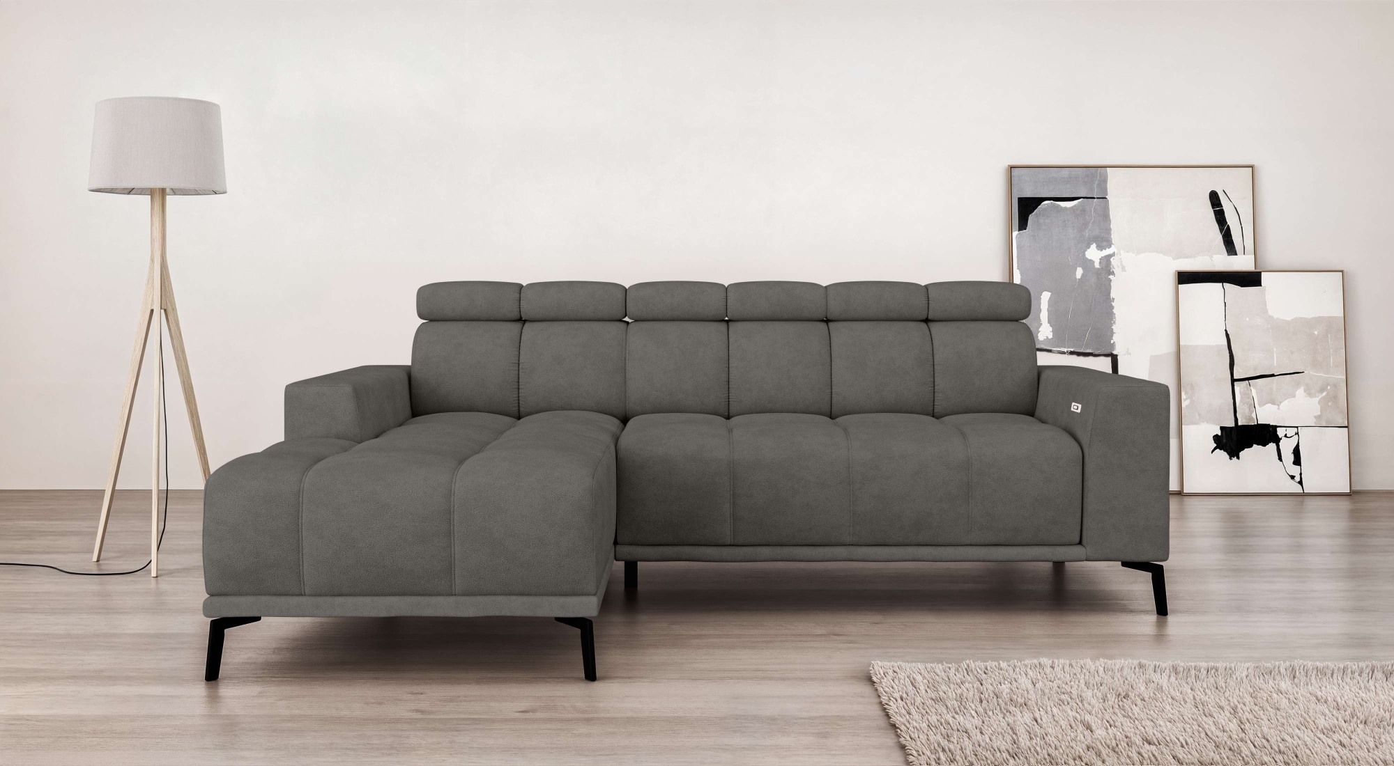 INOSIGN Ecksofa "CAZIE, Designsofa, L-Form, trendige Bubble-Optik,", L-Form günstig online kaufen