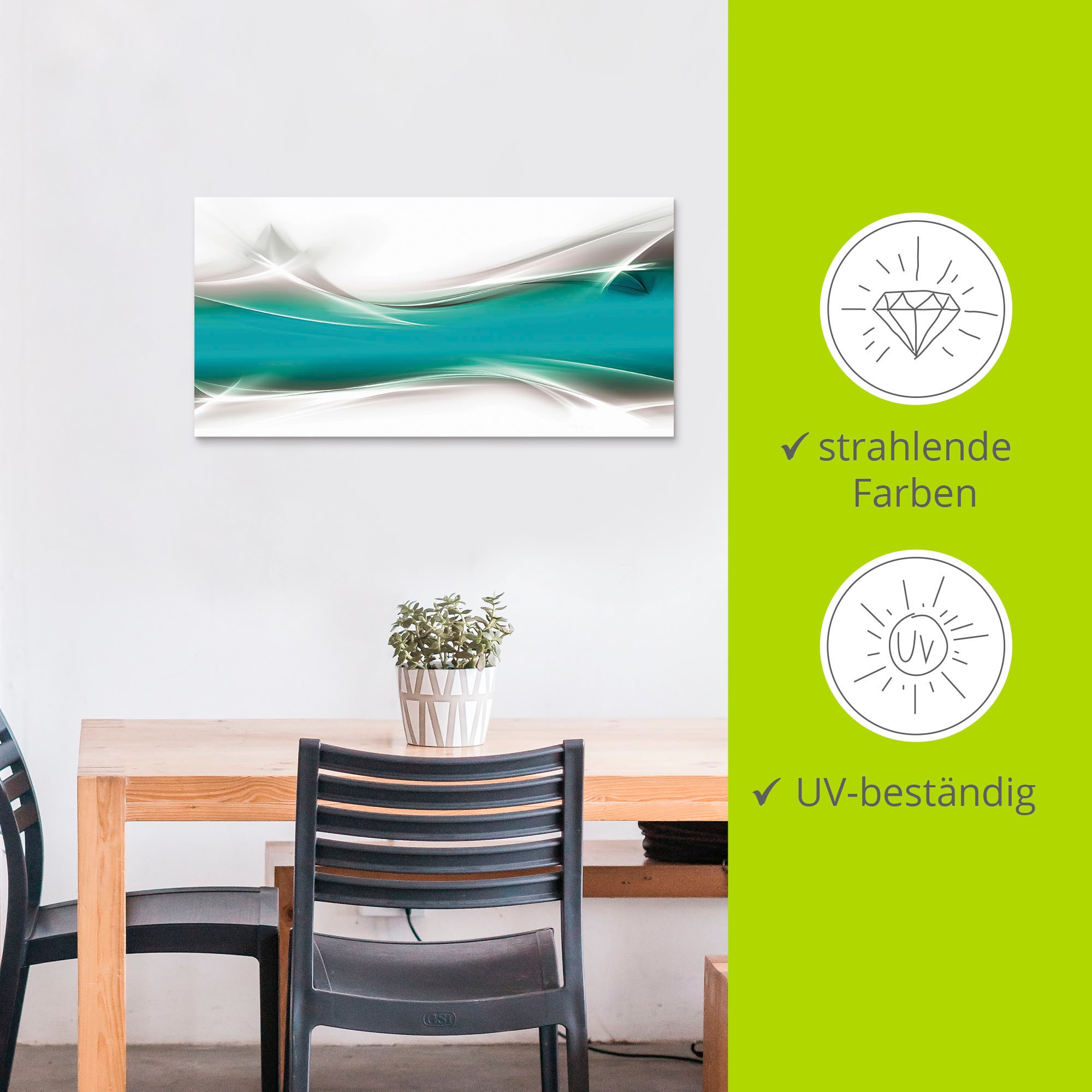Artland Wandbild »Kreatives Element«, Gegenstandslos, (1 St.), als Alubild, Outdoorbild, Leinwandbild, Poster, Wandaufkleber